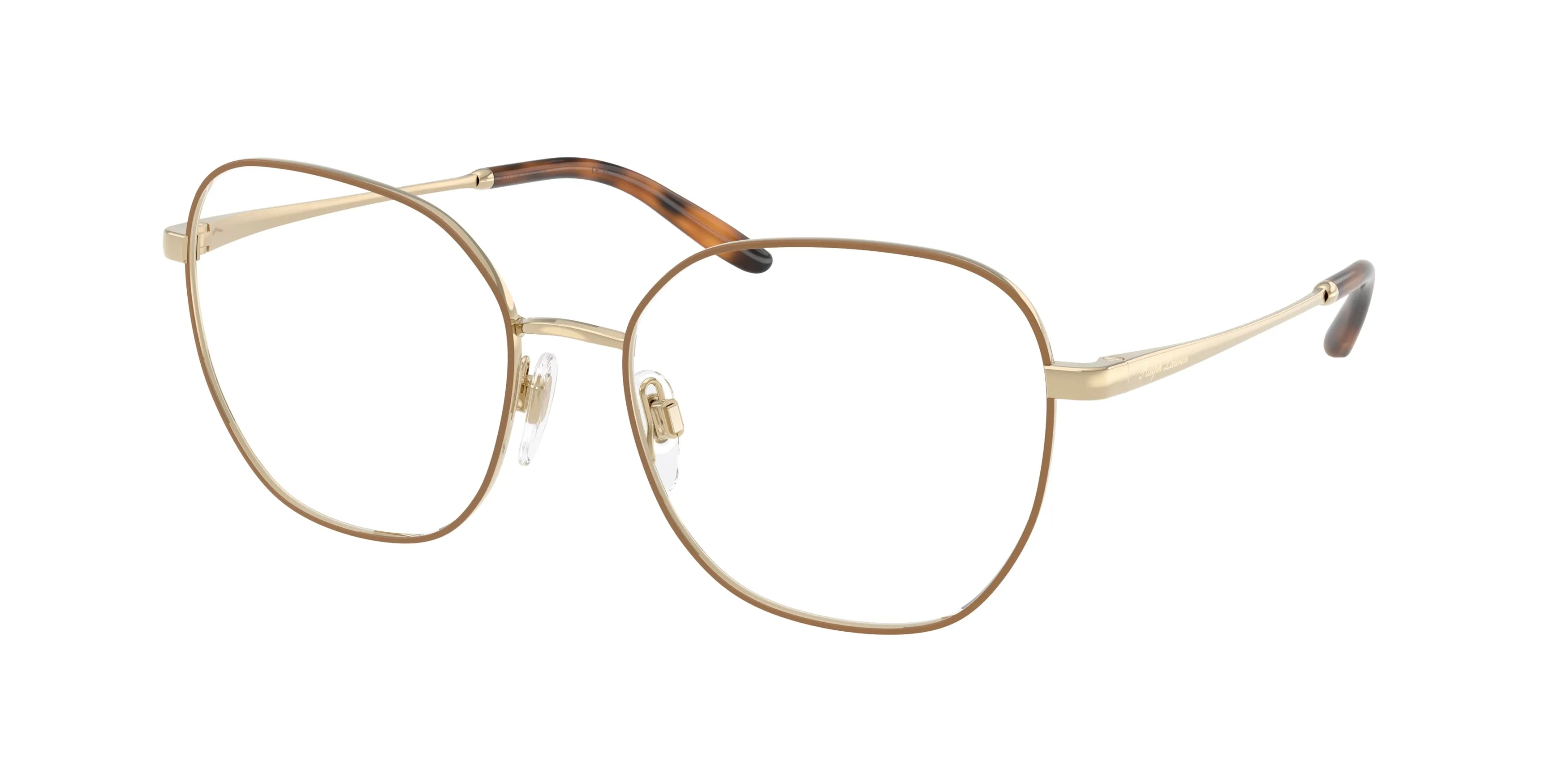 Ralph Lauren RL5120 9453 Montature da vista Metallo Beige Trasparente Geometrica Normale - immagine 1