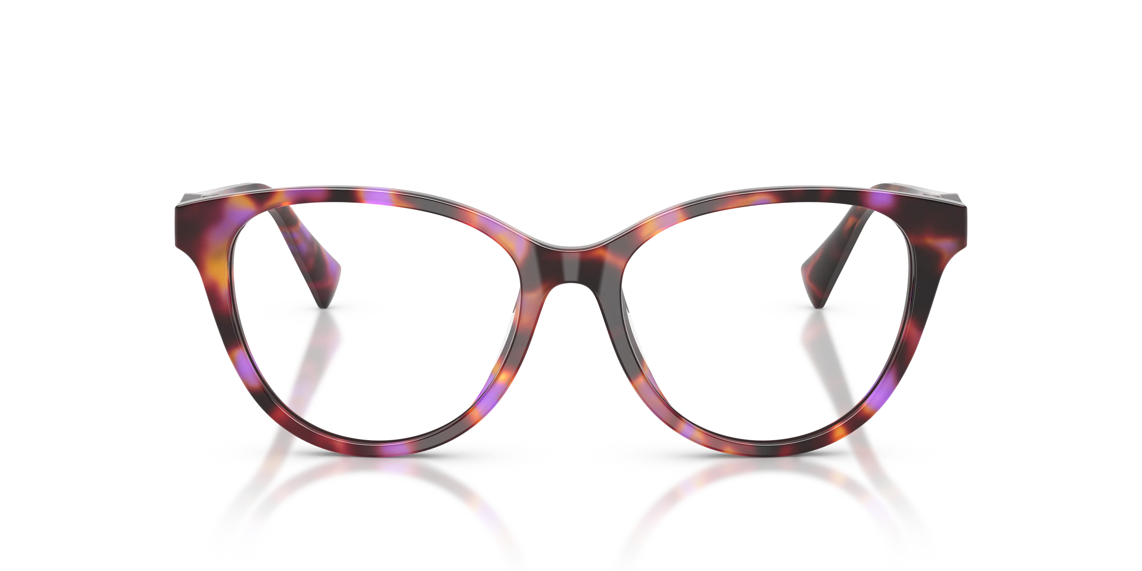 Ralph Lauren RA7198U 6239 Montature da vista Acetato Viola Trasparente Farfalla Normale - immagine 3