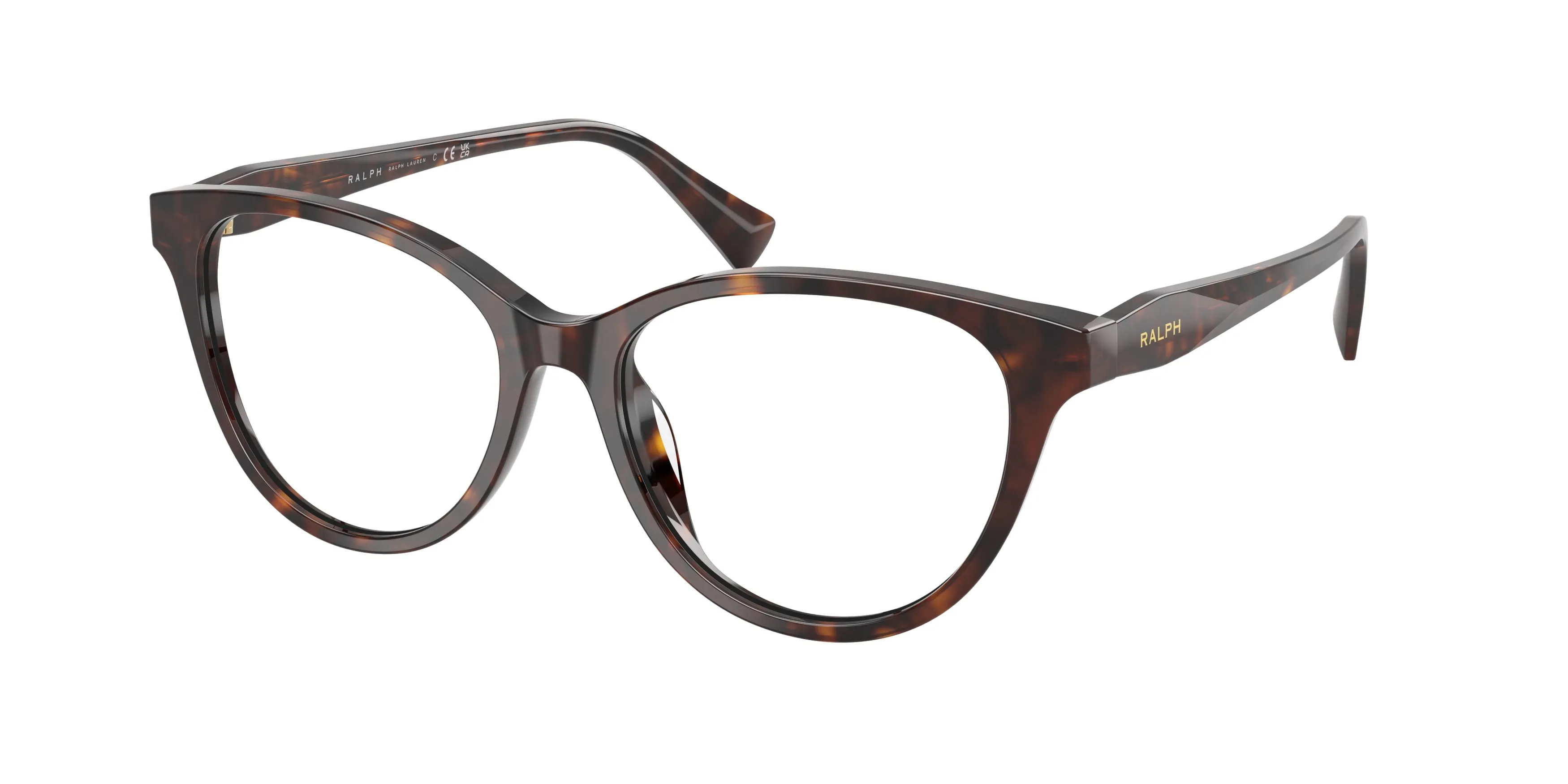 Ralph Lauren RA7198U 5003 Montature da vista Acetato Marrone Trasparente Farfalla Normale - immagine 1