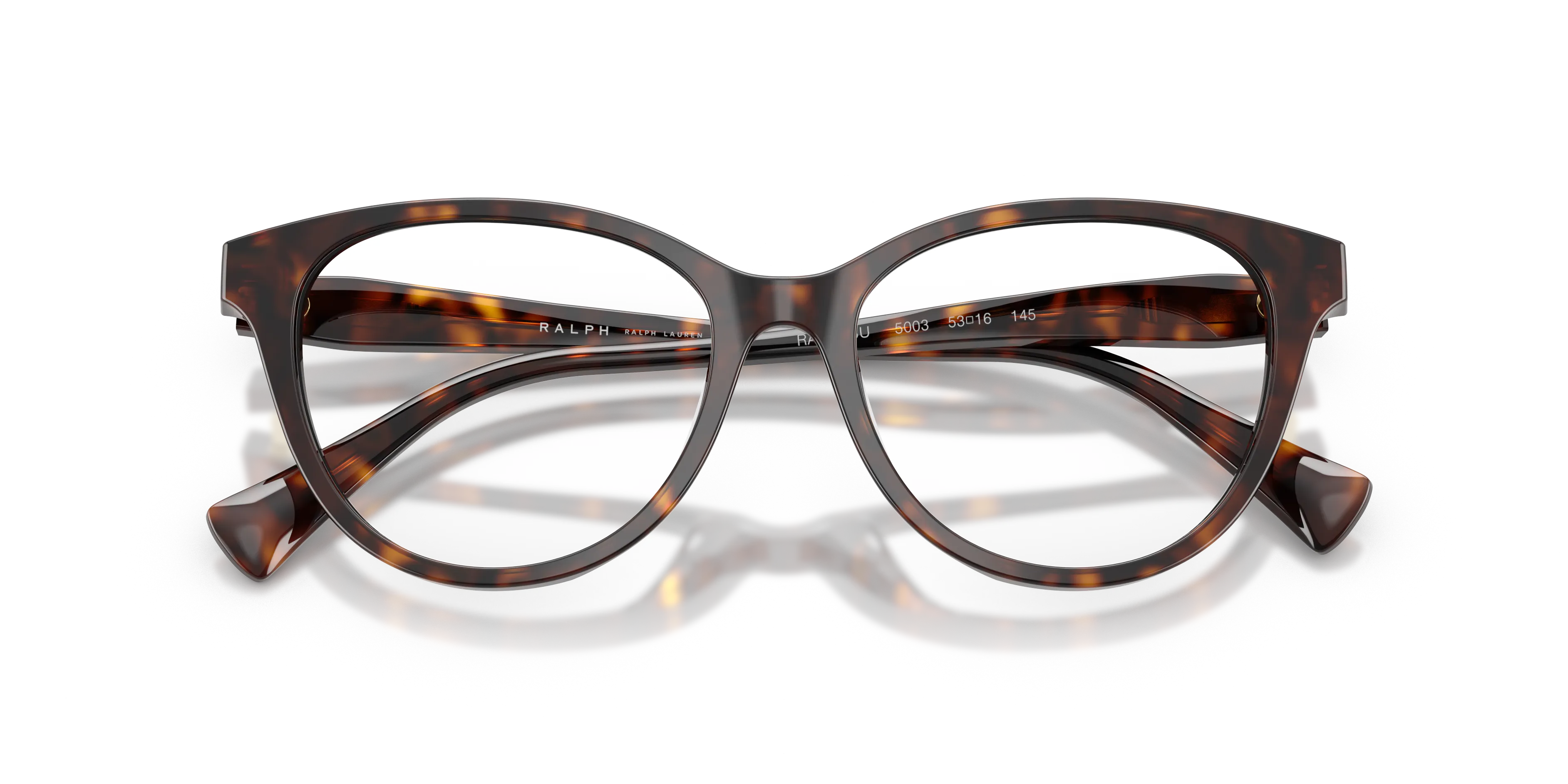 Ralph Lauren RA7198U 5003 Montature da vista Acetato Marrone Trasparente Farfalla Normale - immagine 2