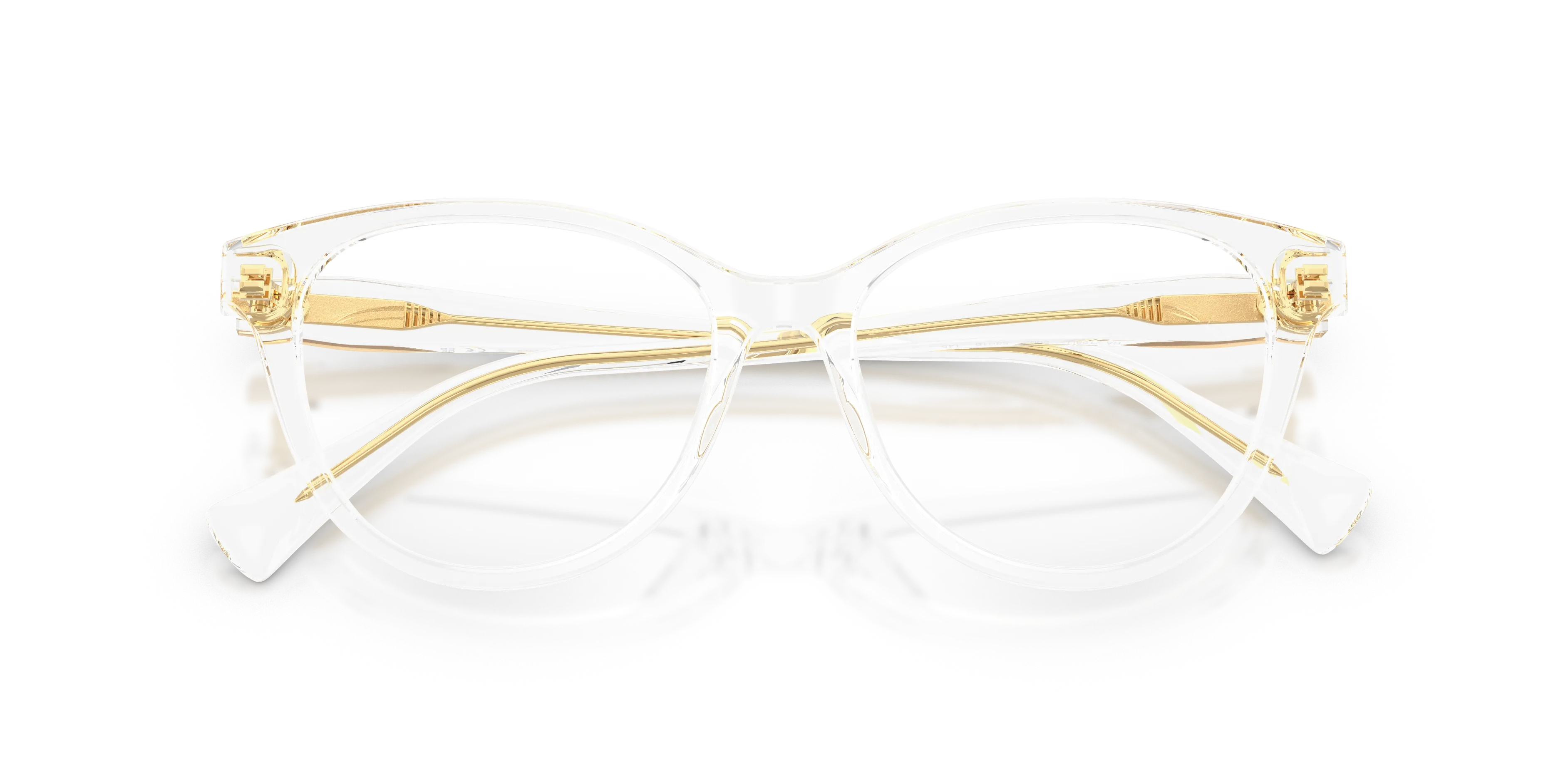 Ralph Lauren RA7198U 5002 Montature da vista Acetato Trasparente Trasparente Farfalla Normale - immagine 2