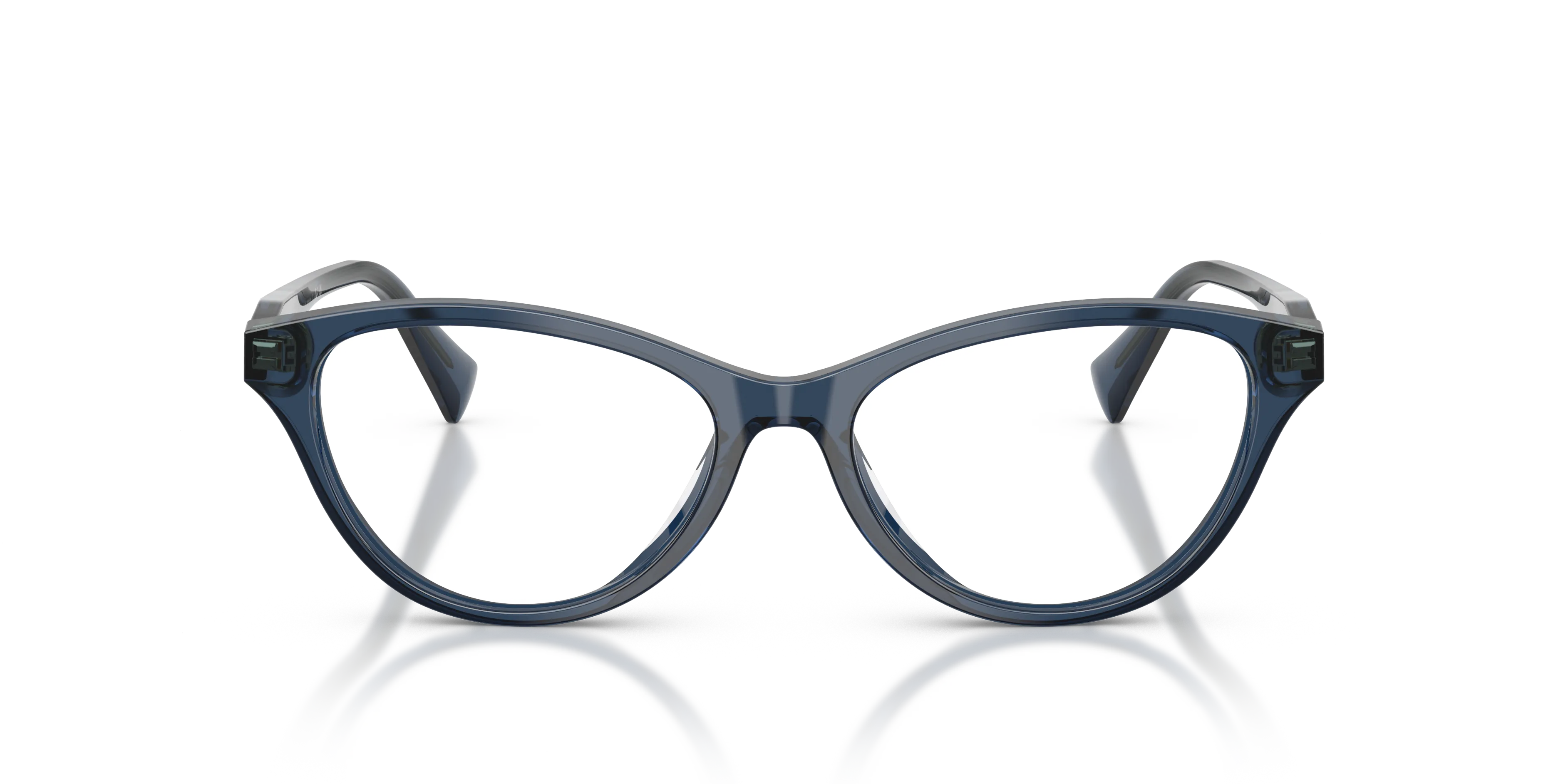 Ralph Lauren RA7197U 6346 Montature da vista Acetato Blu Trasparente Cat Eye Normale - immagine 3