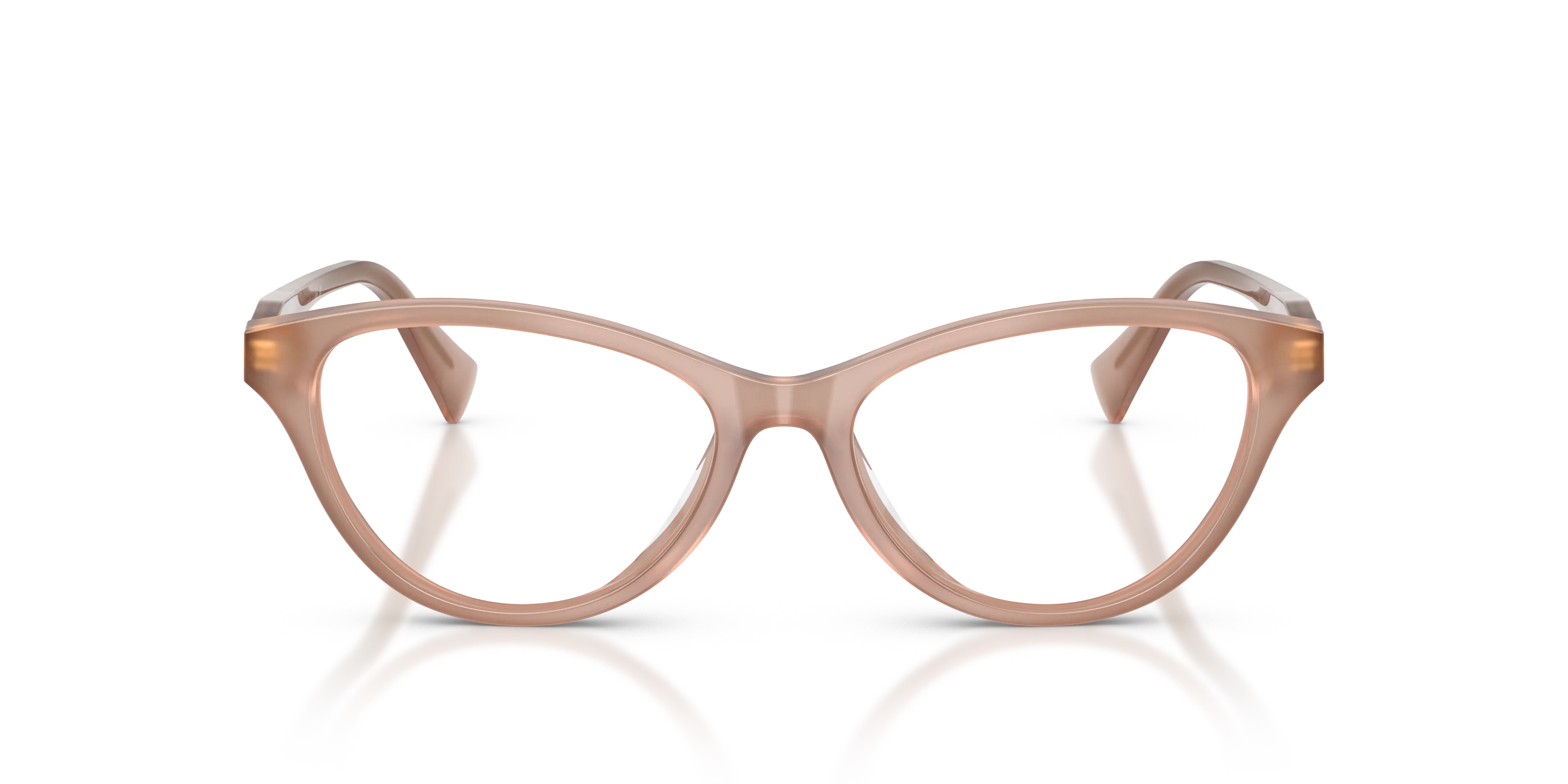 Ralph Lauren RA7197U 6114 Montature da vista Acetato Marrone Trasparente Cat Eye Normale - immagine 3
