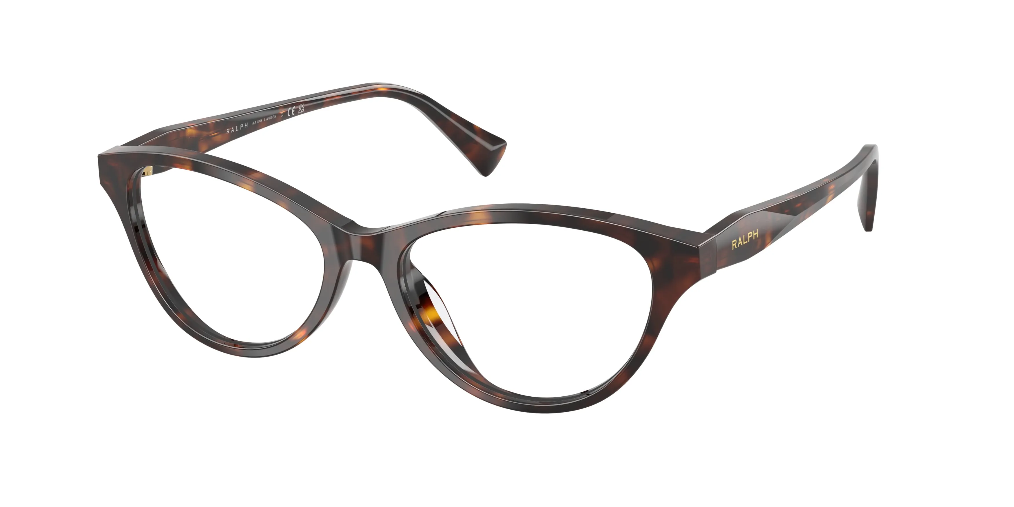 Ralph Lauren RA7197U 5003 Montature da vista Acetato Marrone Trasparente Cat Eye Normale - immagine 1