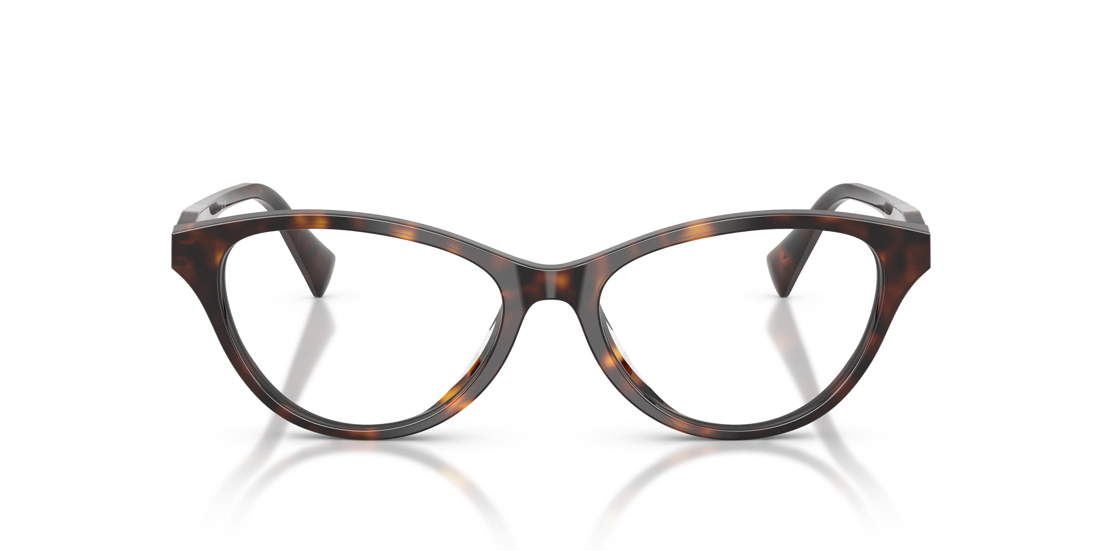 Ralph Lauren RA7197U 5003 Montature da vista Acetato Marrone Trasparente Cat Eye Normale - immagine 3