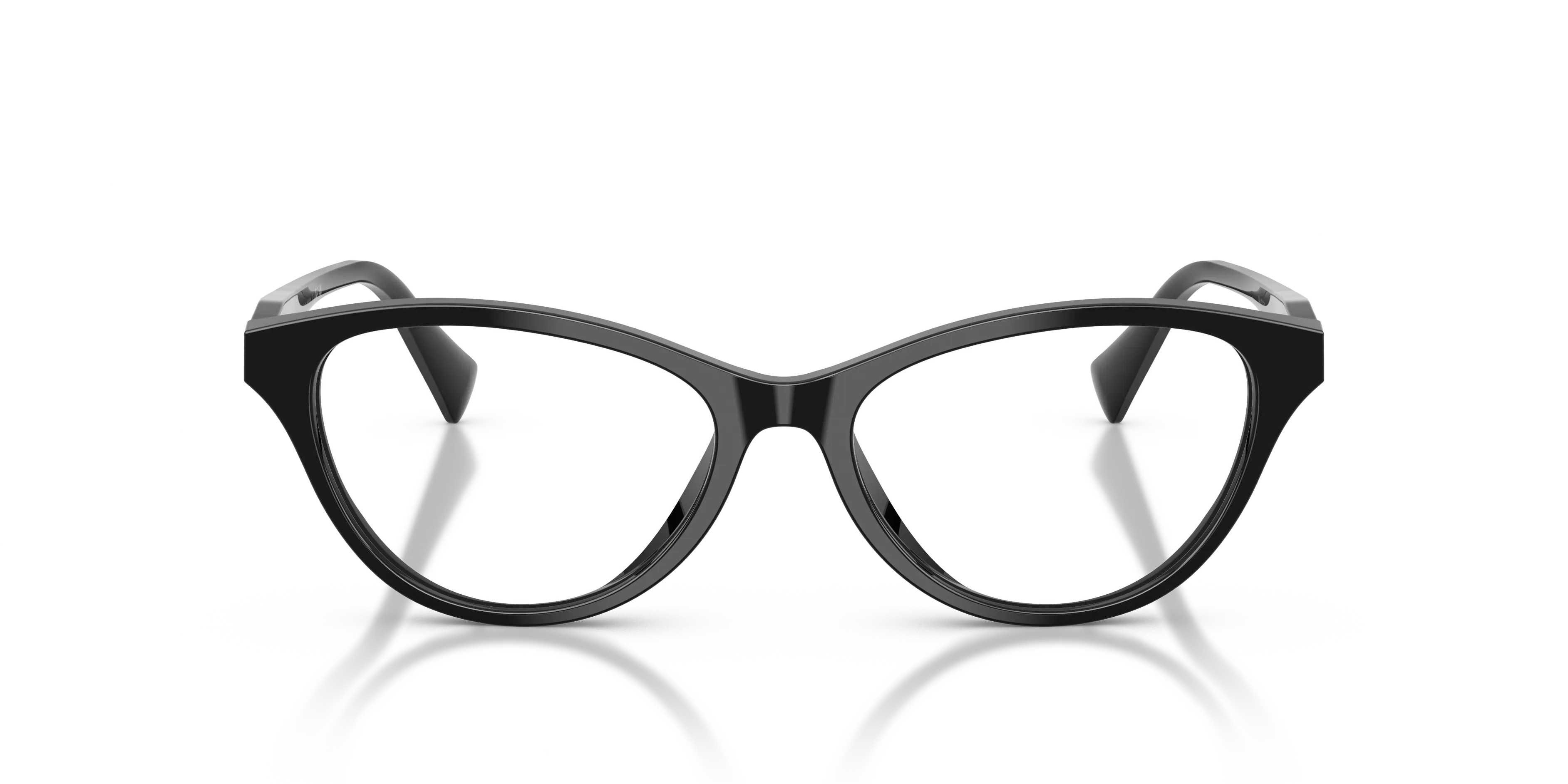 Ralph Lauren RA7197U 5001 Montature da vista Acetato Nero Trasparente Cat Eye Normale - immagine 3