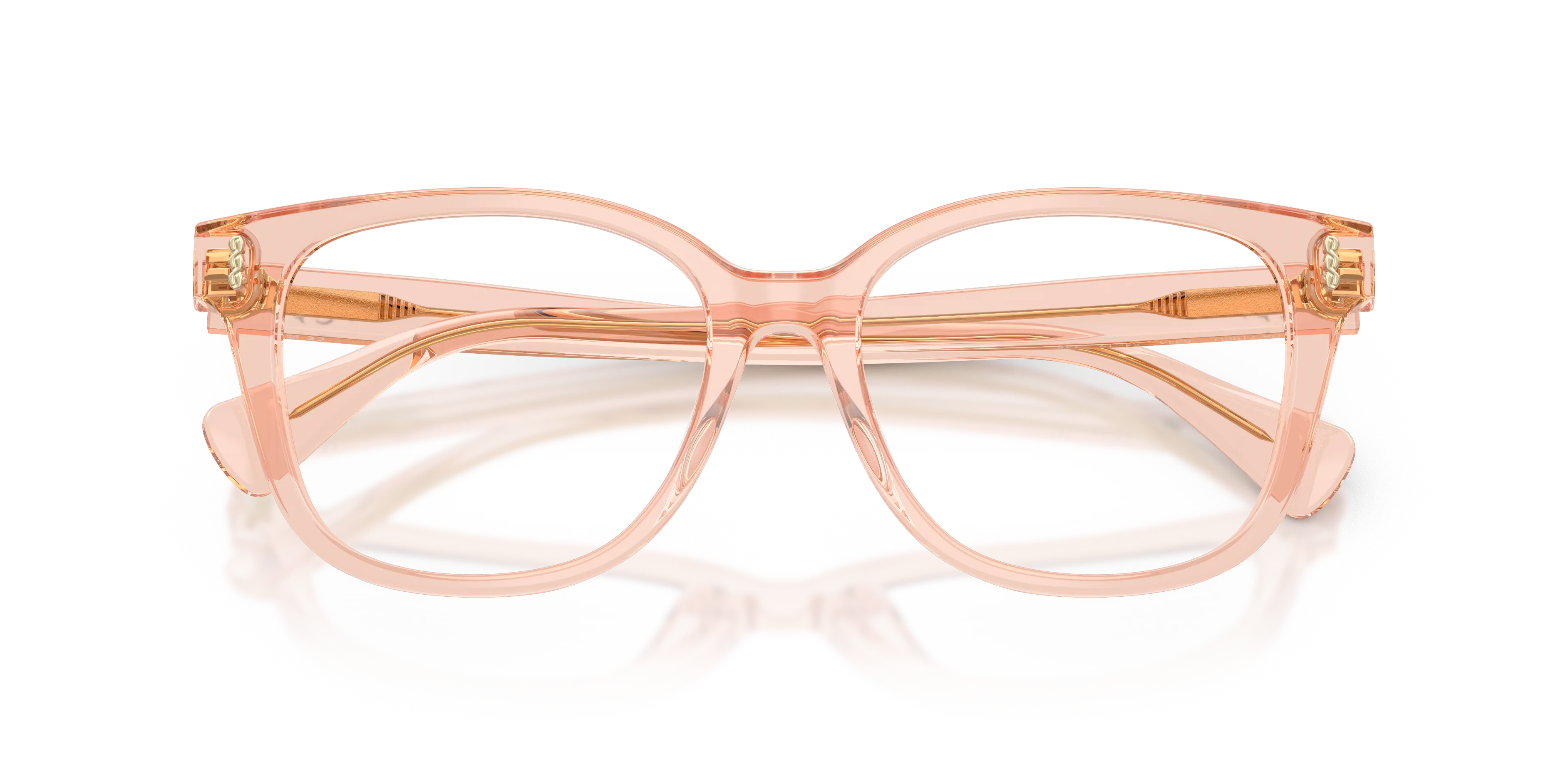 Ralph Lauren RA7196U 6344 Montature da vista Acetato Rosa Trasparente Squadrata Normale - immagine 2