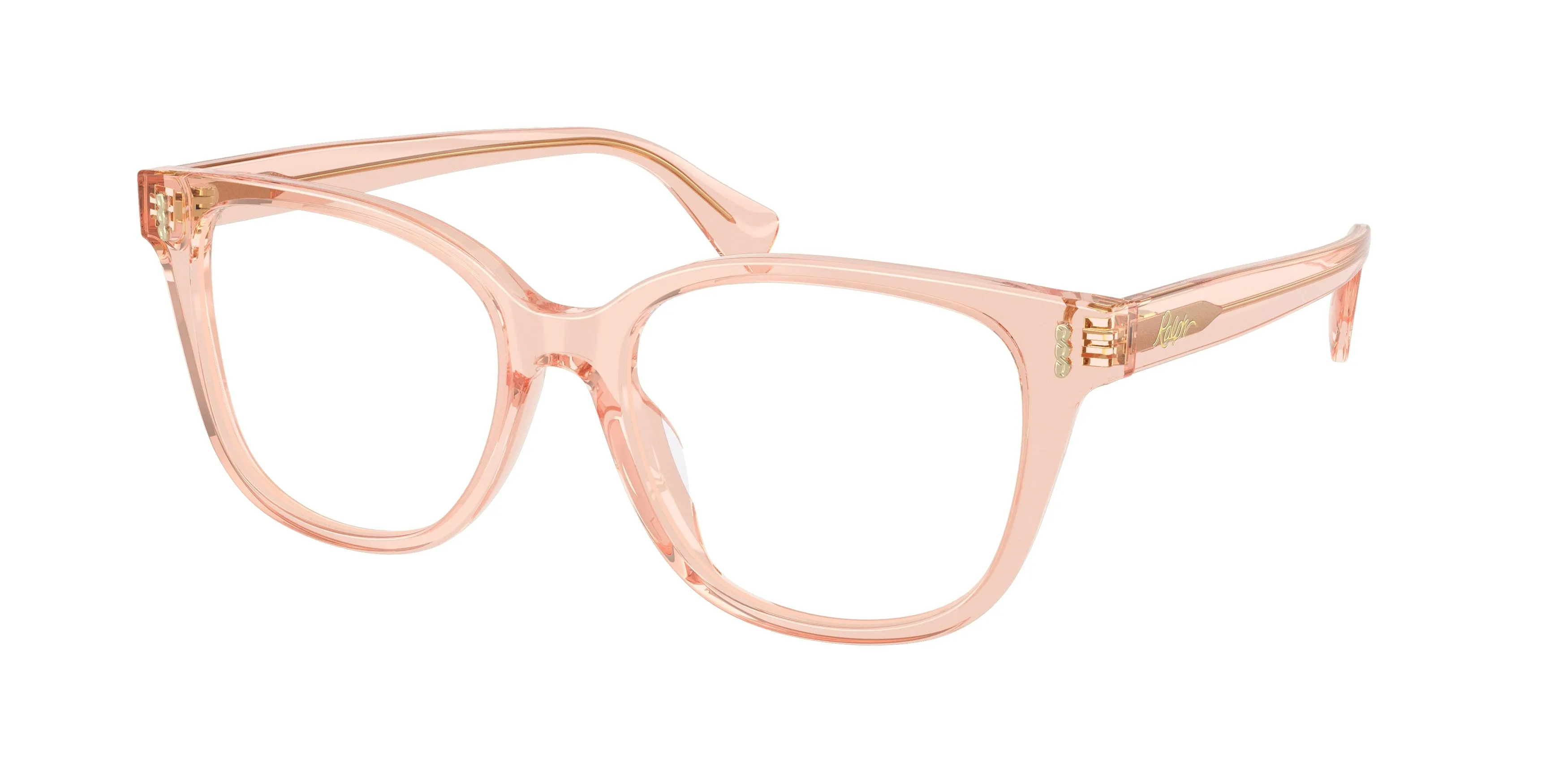 Ralph Lauren RA7196U 6344 Montature da vista Acetato Rosa Trasparente Squadrata Normale - immagine 1