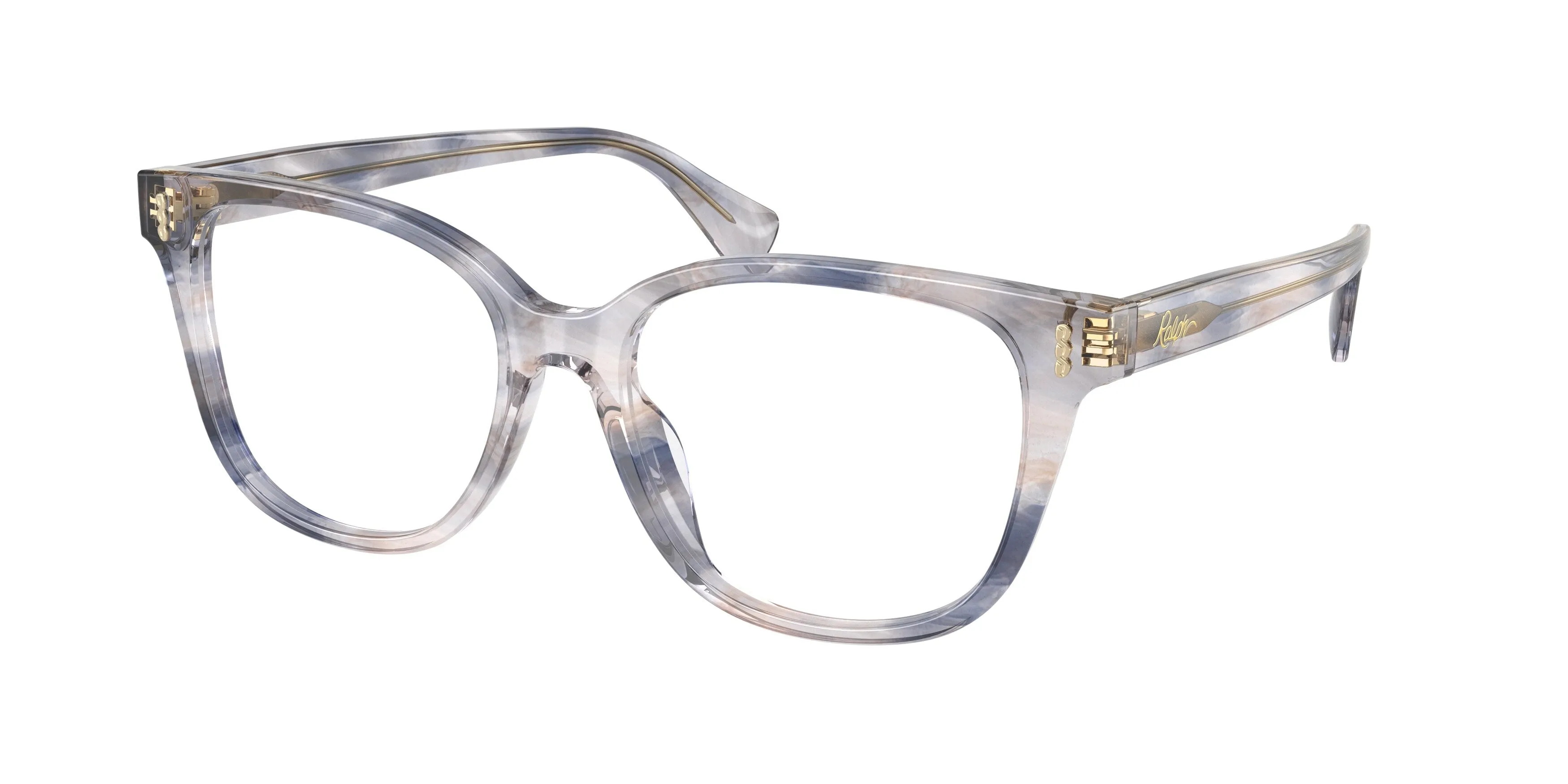 Ralph Lauren RA7196U 6343 Montature da vista Acetato Tartaruga Trasparente Squadrata Normale - immagine 1