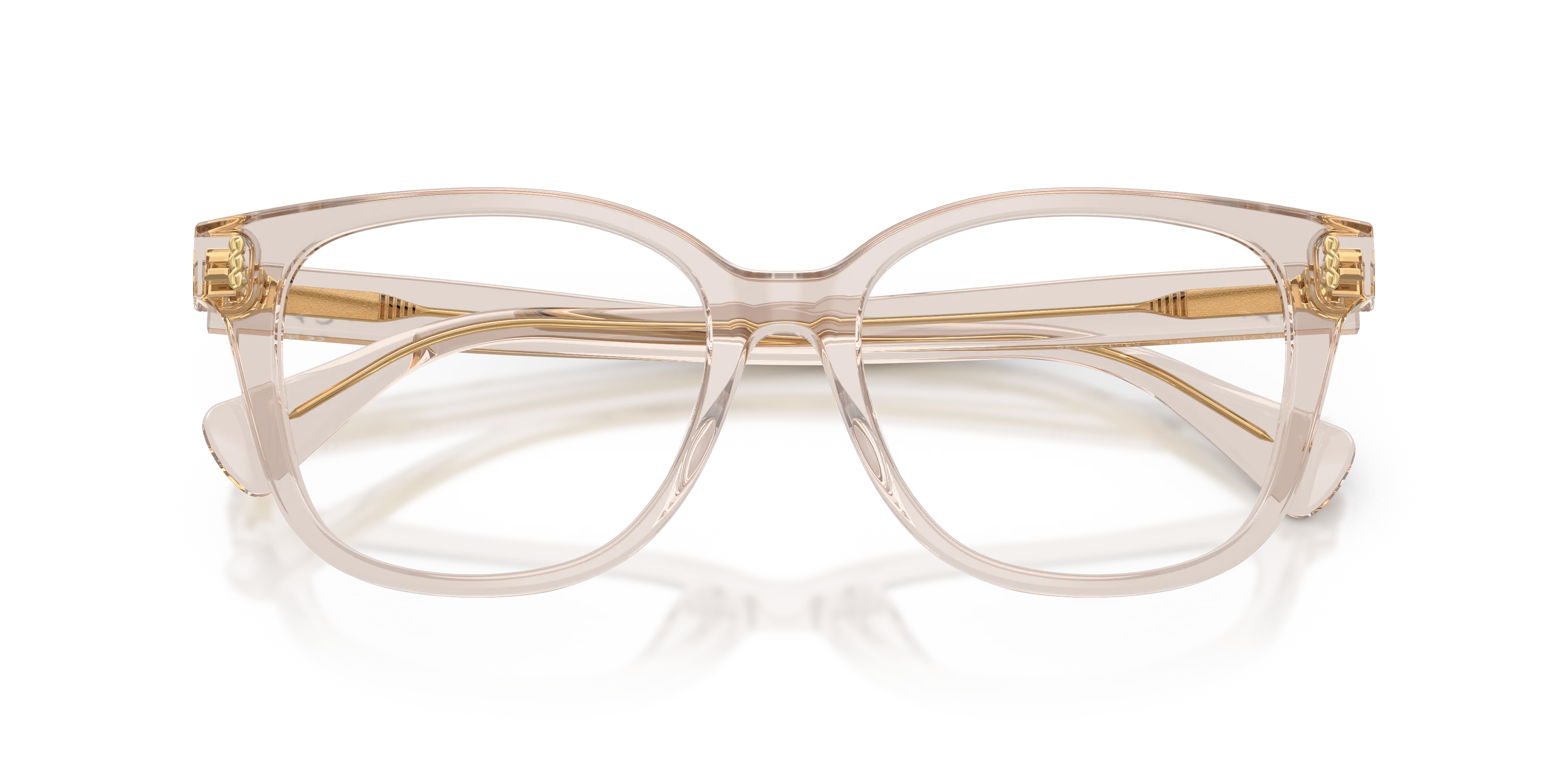 Ralph Lauren RA7196U 6117 Montature da vista Acetato Marrone Trasparente Squadrata Normale - immagine 2