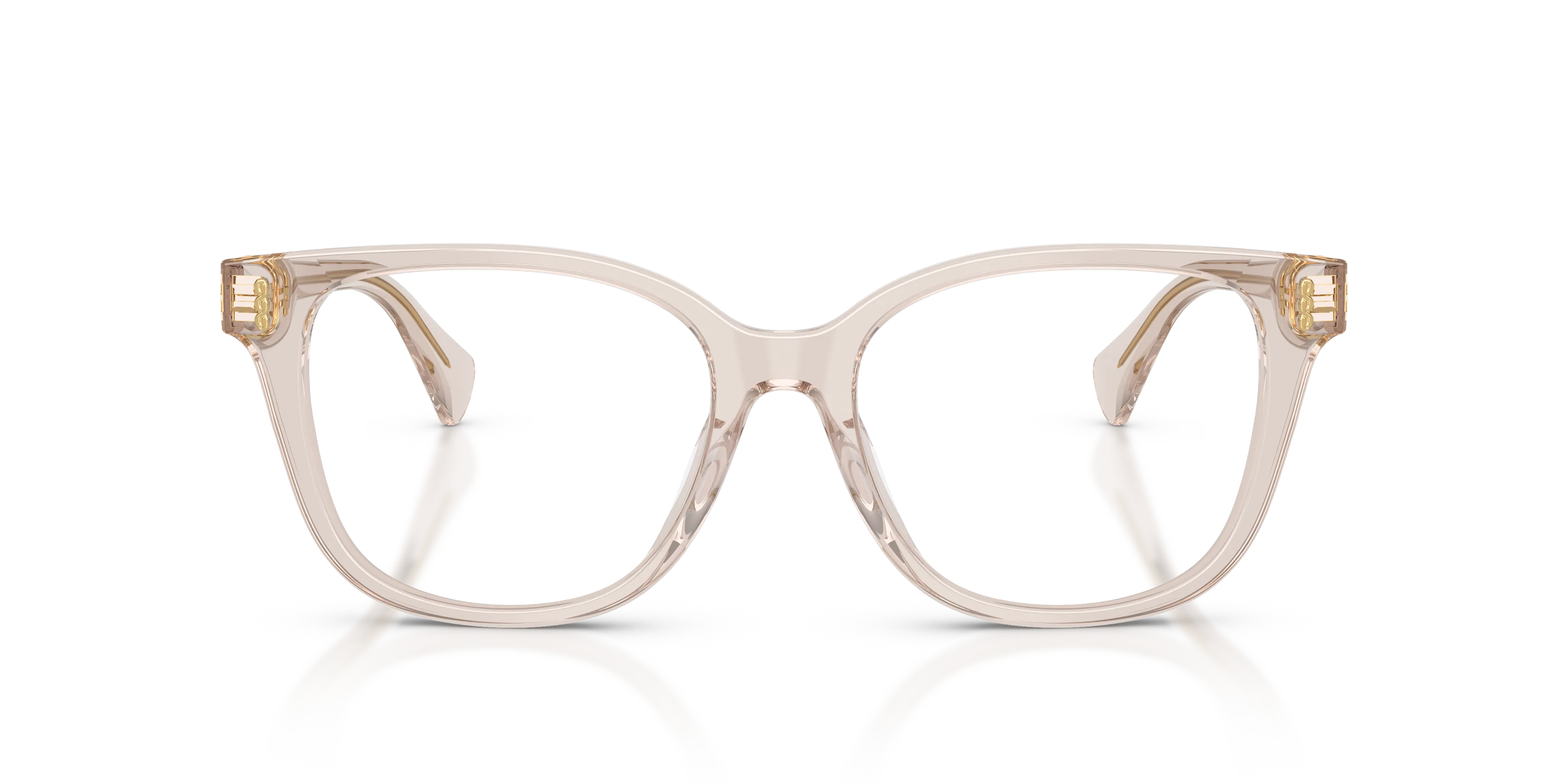 Ralph Lauren RA7196U 6117 Montature da vista Acetato Marrone Trasparente Squadrata Normale - immagine 3