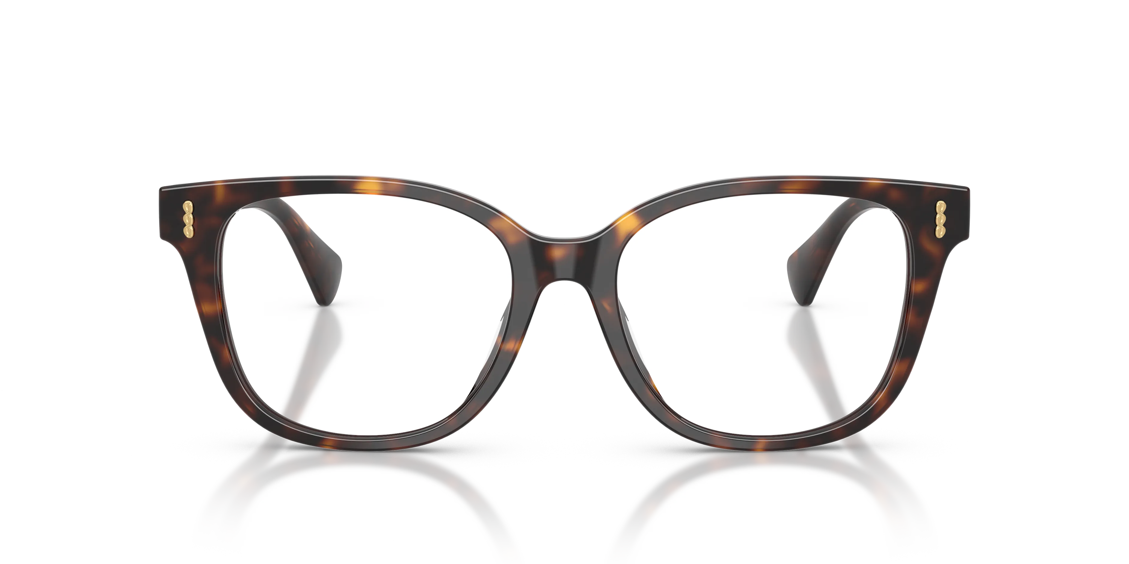 Ralph Lauren RA7196U 5003 Montature da vista Acetato Marrone Trasparente Squadrata Normale - immagine 3