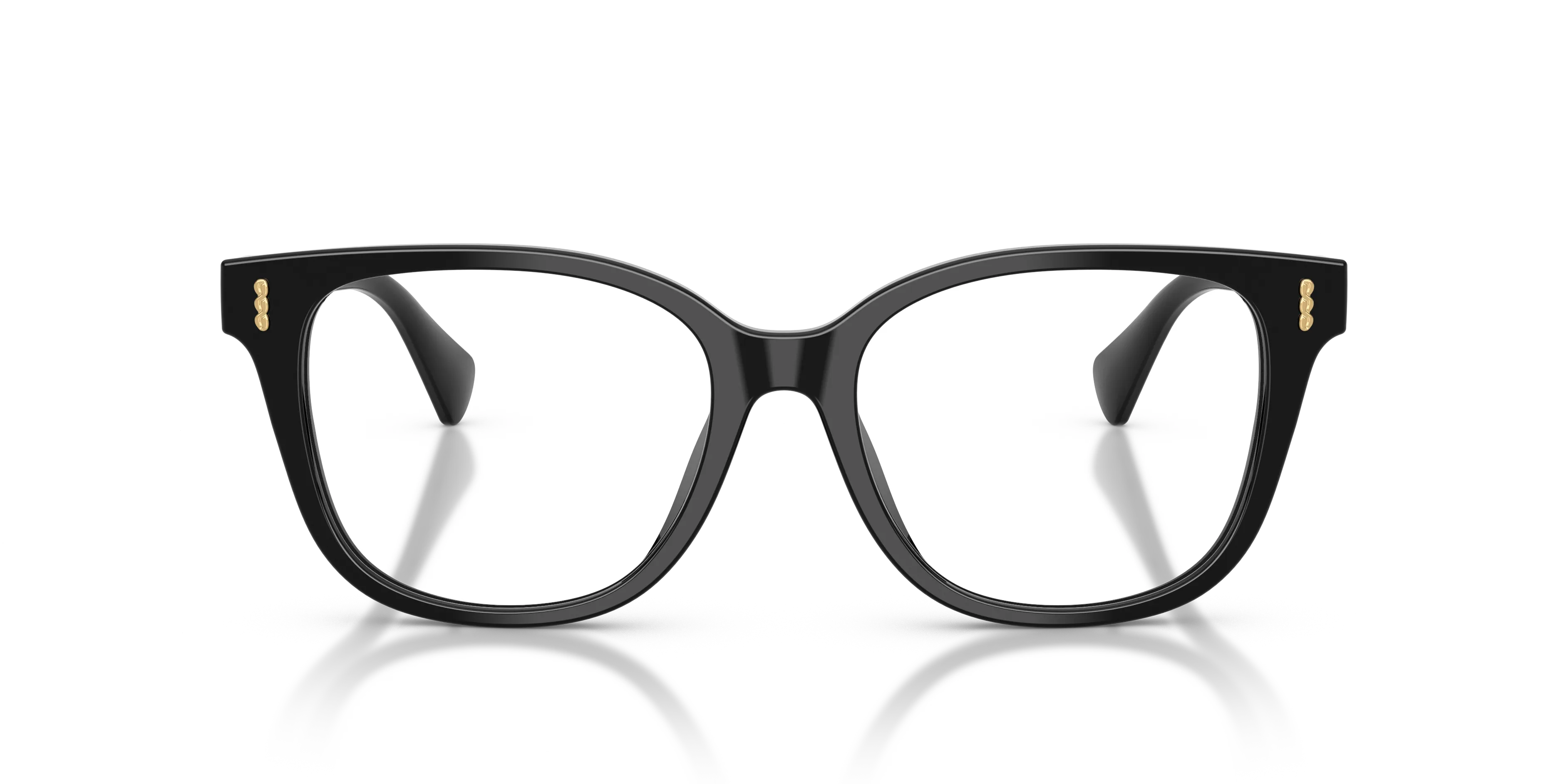Ralph Lauren RA7196U 5001 Montature da vista Acetato Nero Trasparente Squadrata Normale - immagine 3