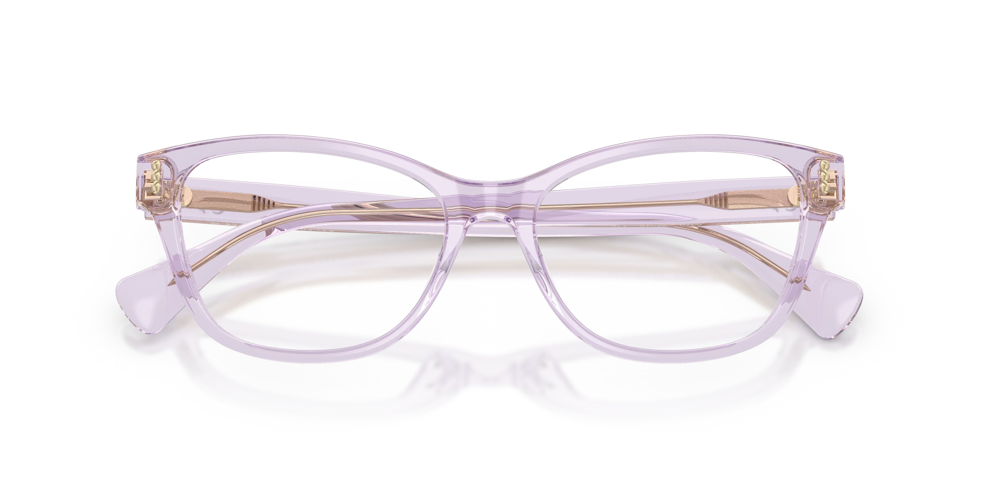 Ralph Lauren RA7195U 6370 Montature da vista Acetato Rosa Trasparente Squadrata Normale - immagine 2