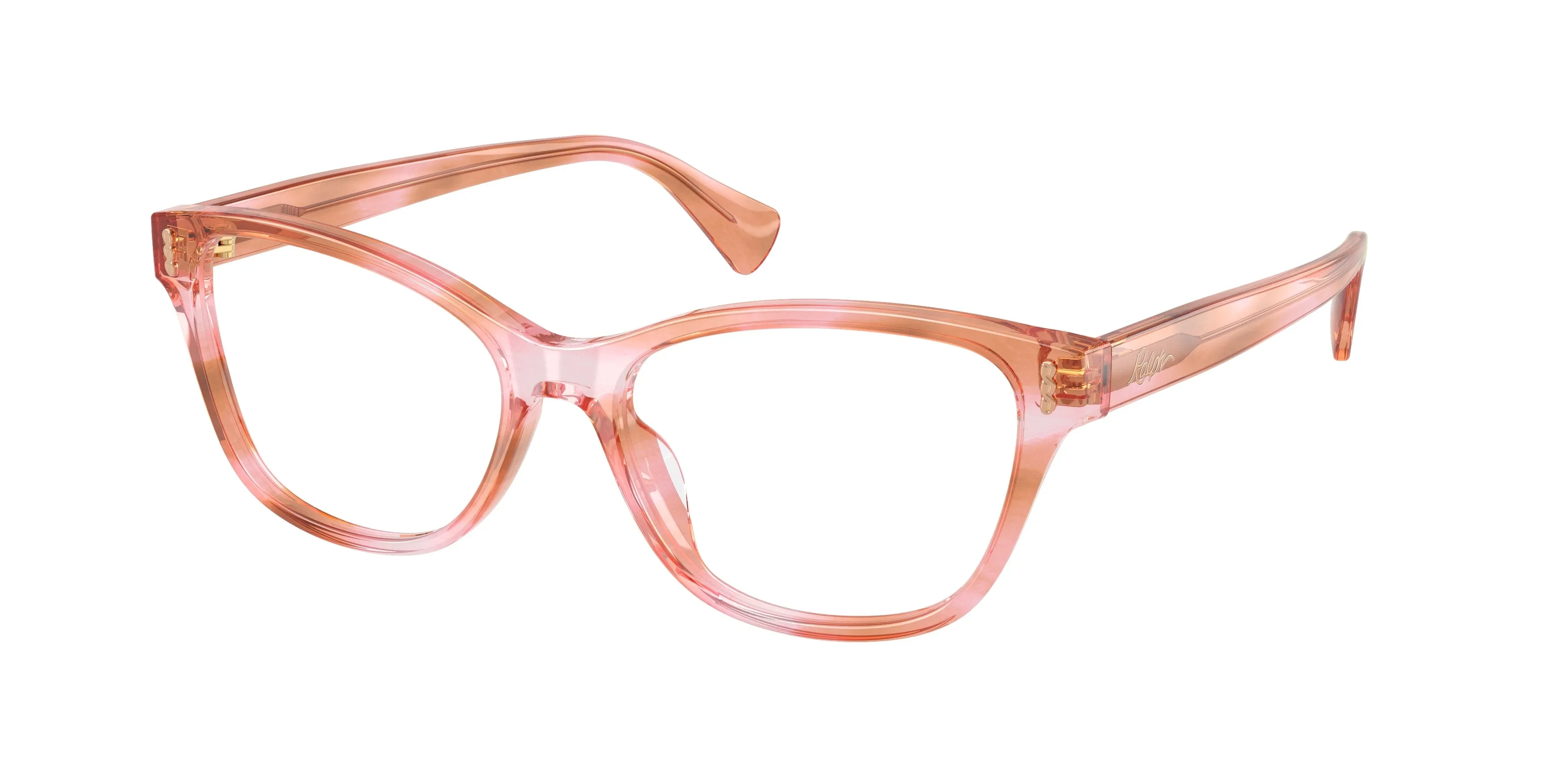 Ralph Lauren RA7195U 6341 Montature da vista Acetato Rosa Trasparente Squadrata Normale - immagine 1