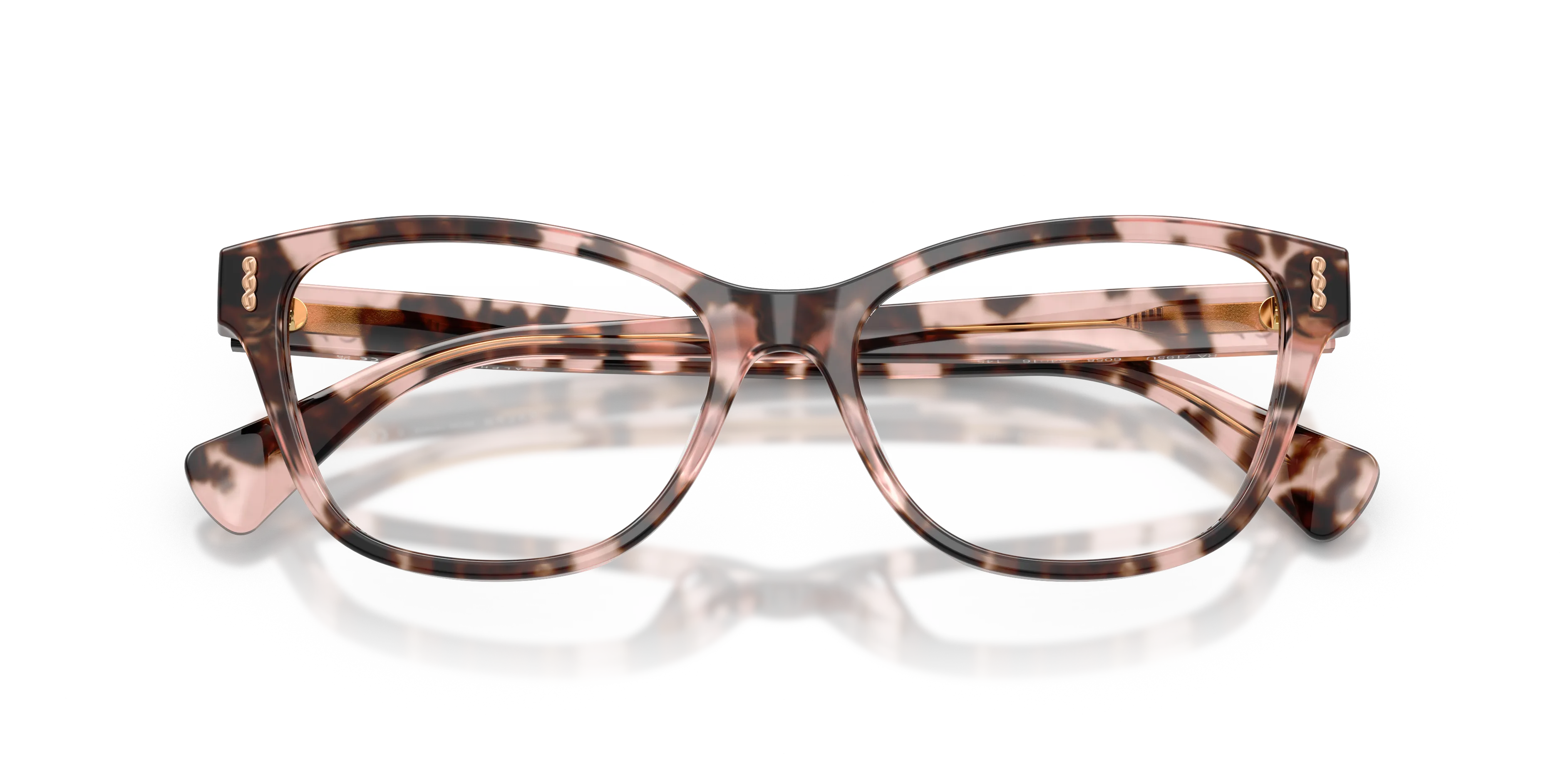 Ralph Lauren RA7195U 6058 Montature da vista Acetato Tartaruga Trasparente Squadrata Normale - immagine 2