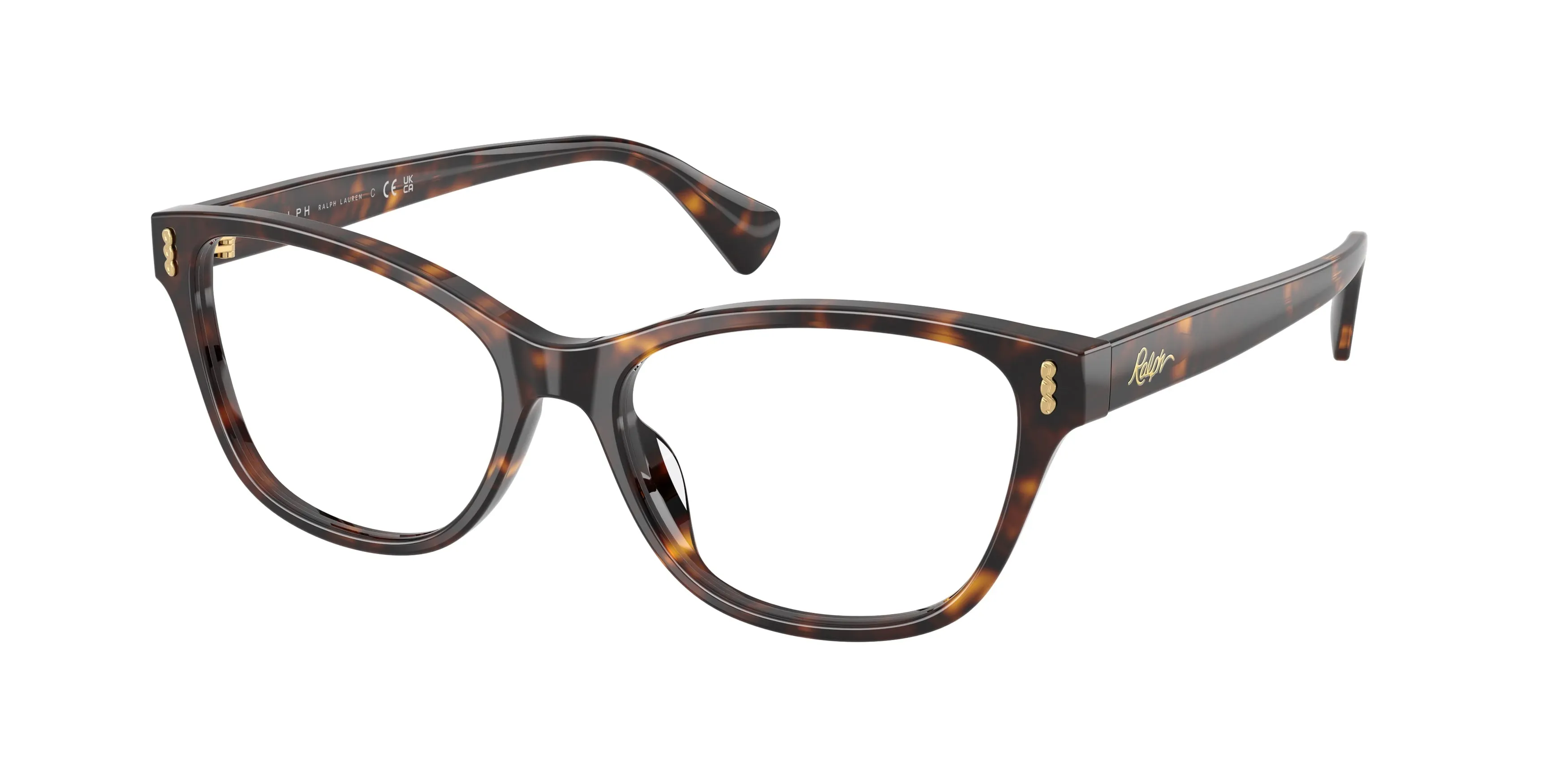 Ralph Lauren RA7195U 5003 Montature da vista Acetato Marrone Trasparente Squadrata Normale - immagine 1