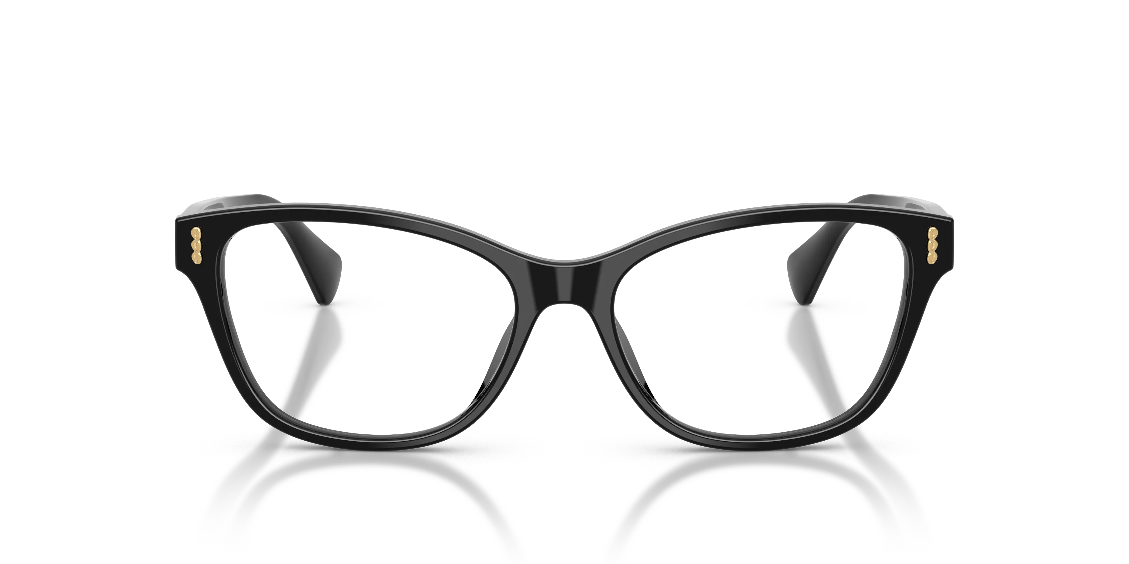 Ralph Lauren RA7195U 5001 Montature da vista Acetato Nero Trasparente Squadrata Normale - immagine 3