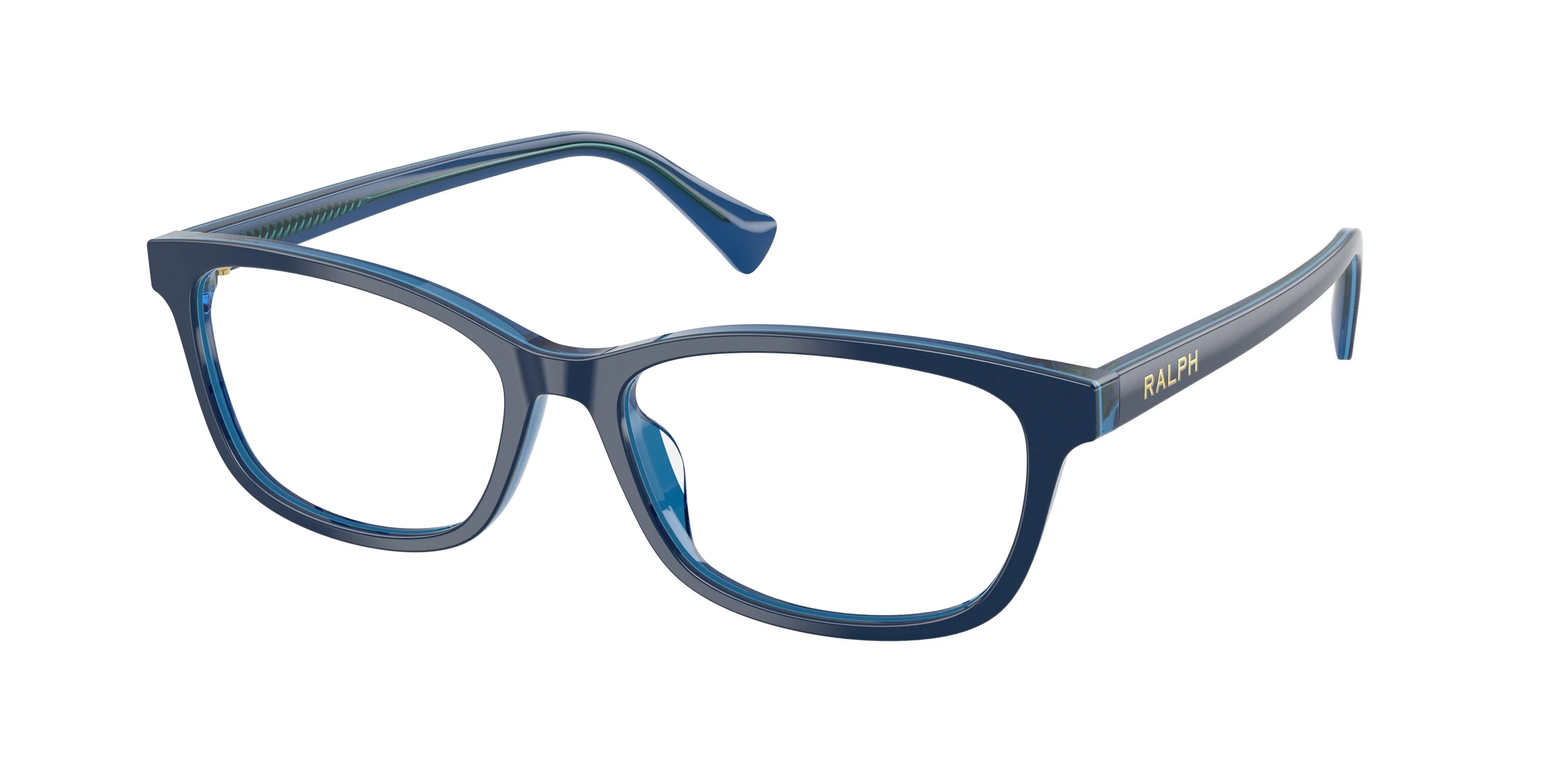 Ralph Lauren RA7194U 6348 Montature da vista Acetato Blu Trasparente Squadrata Normale - immagine 1