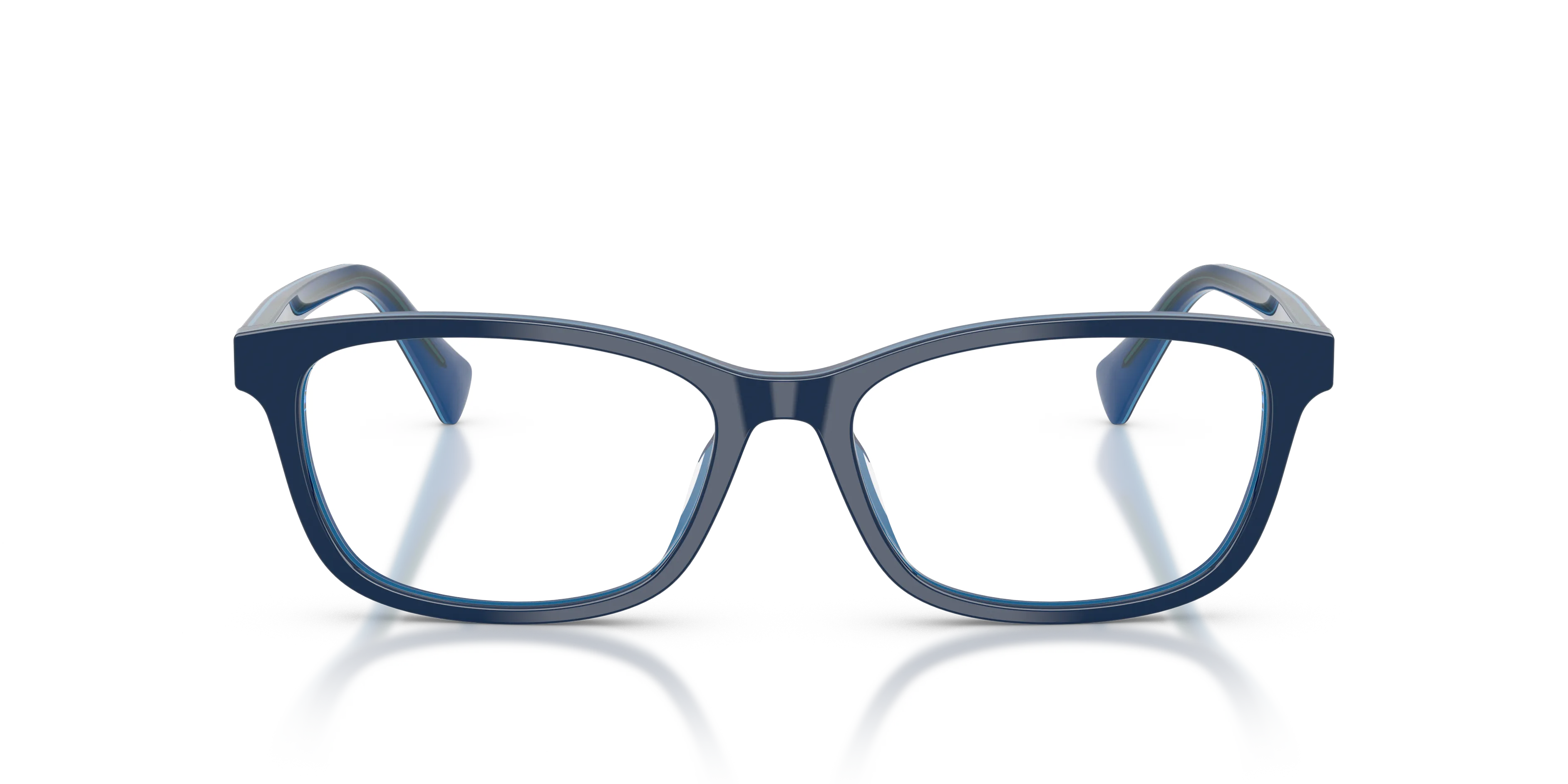 Ralph Lauren RA7194U 6348 Montature da vista Acetato Blu Trasparente Squadrata Normale - immagine 3