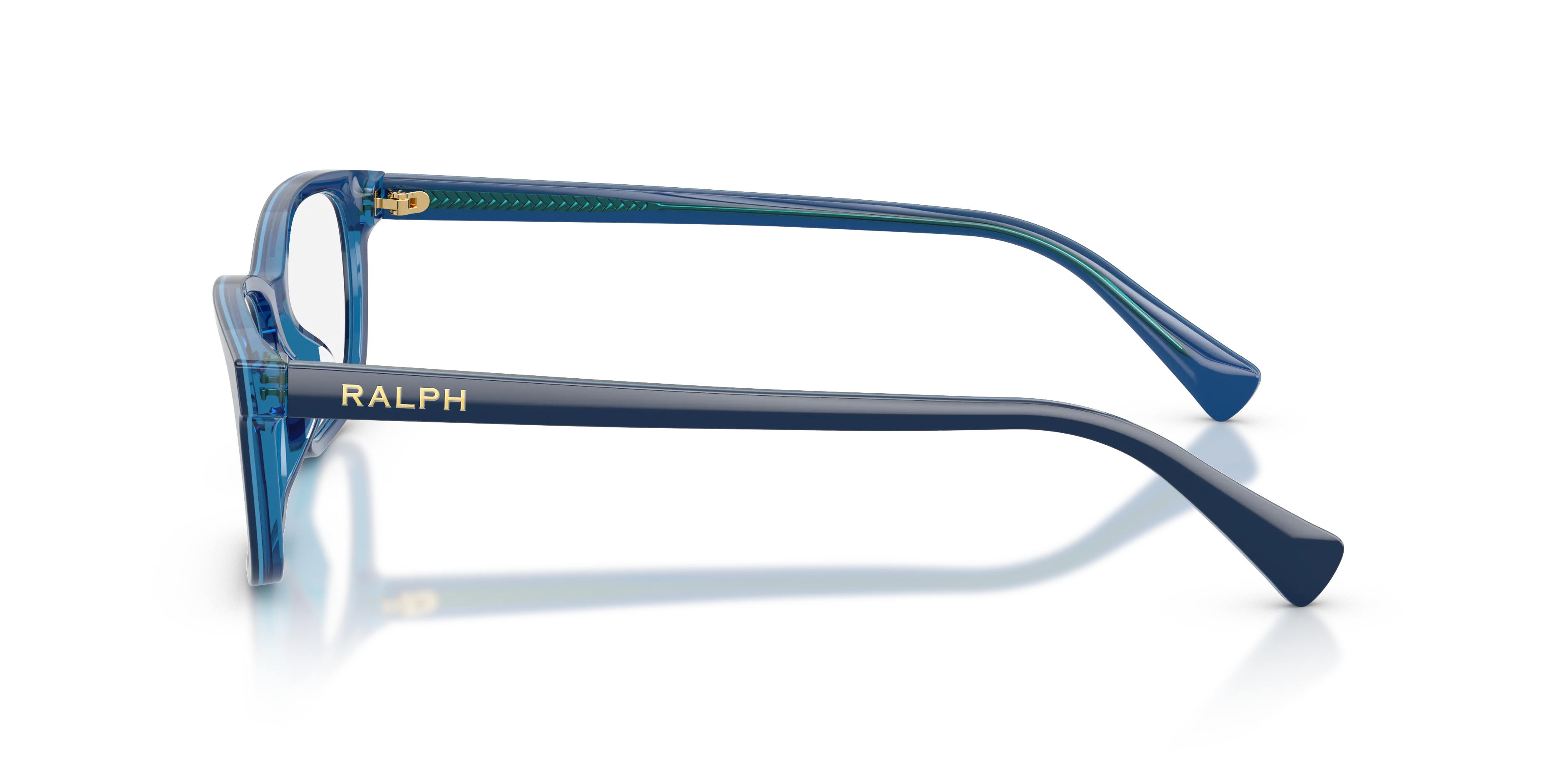 Ralph Lauren RA7194U 6348 Montature da vista Acetato Blu Trasparente Squadrata Normale - immagine 4