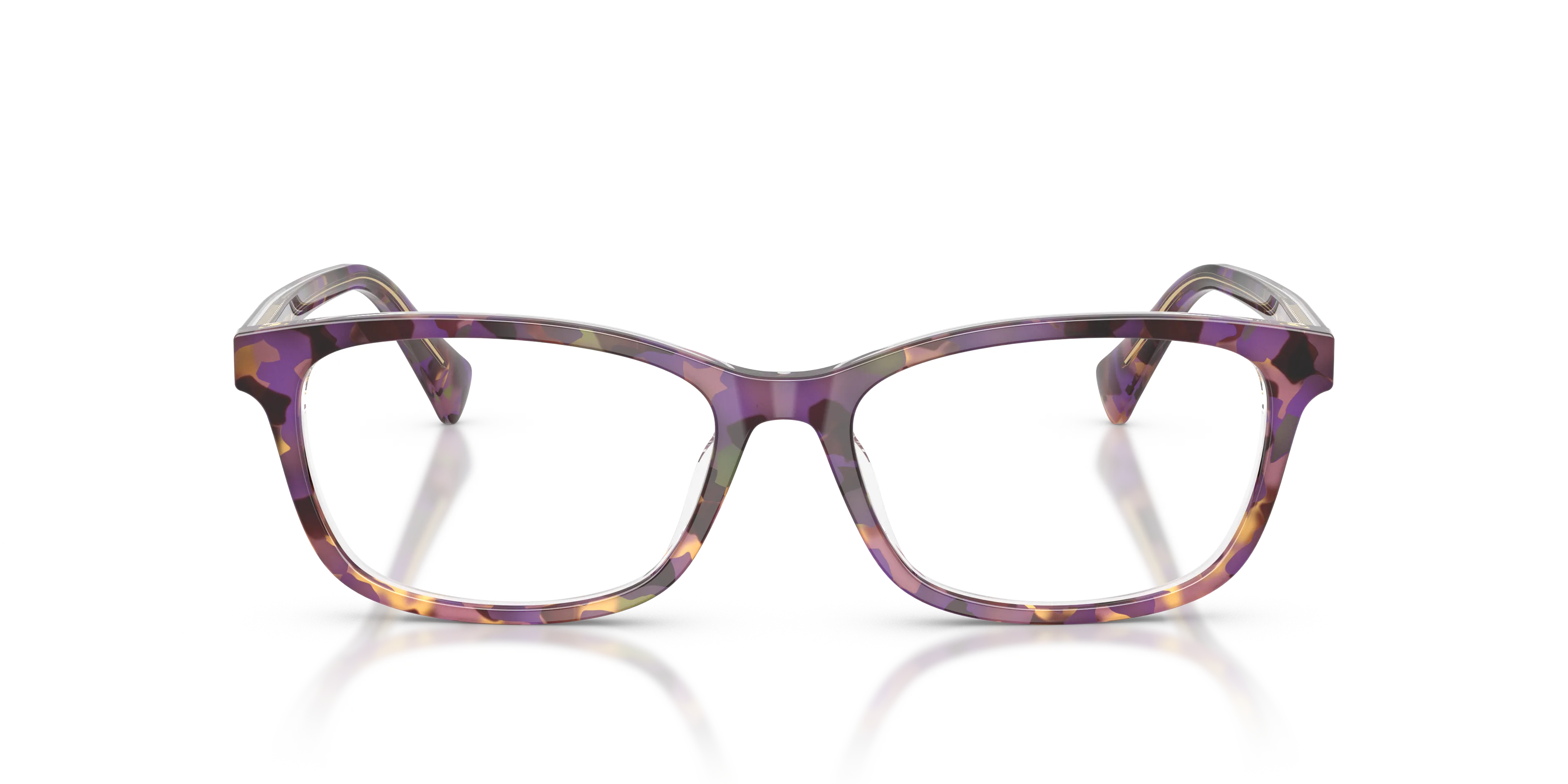 Ralph Lauren RA7194U 6303 Montature da vista Acetato Tartaruga Trasparente Squadrata Normale - immagine 3