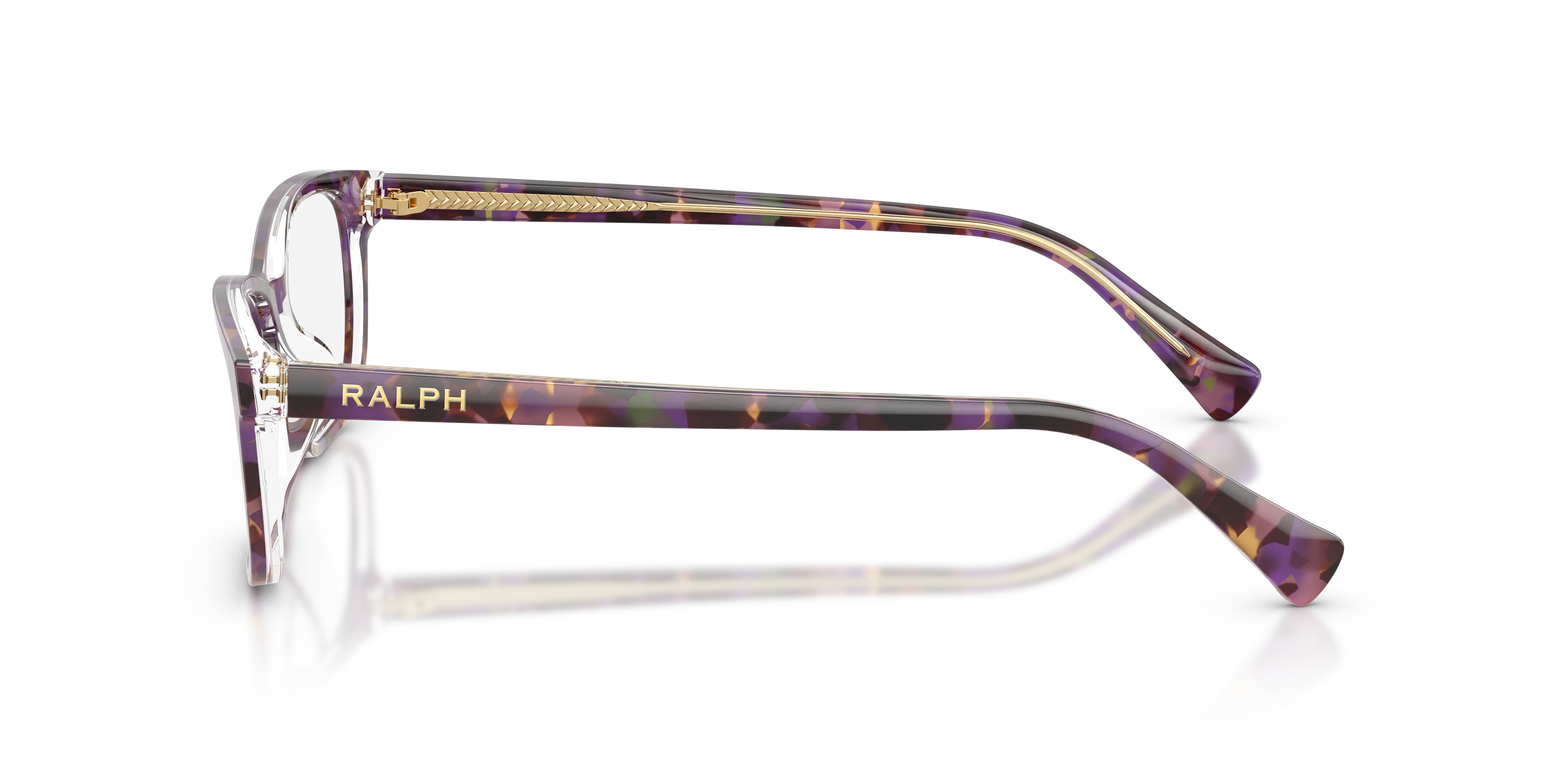 Ralph Lauren RA7194U 6303 Montature da vista Acetato Tartaruga Trasparente Squadrata Normale - immagine 4