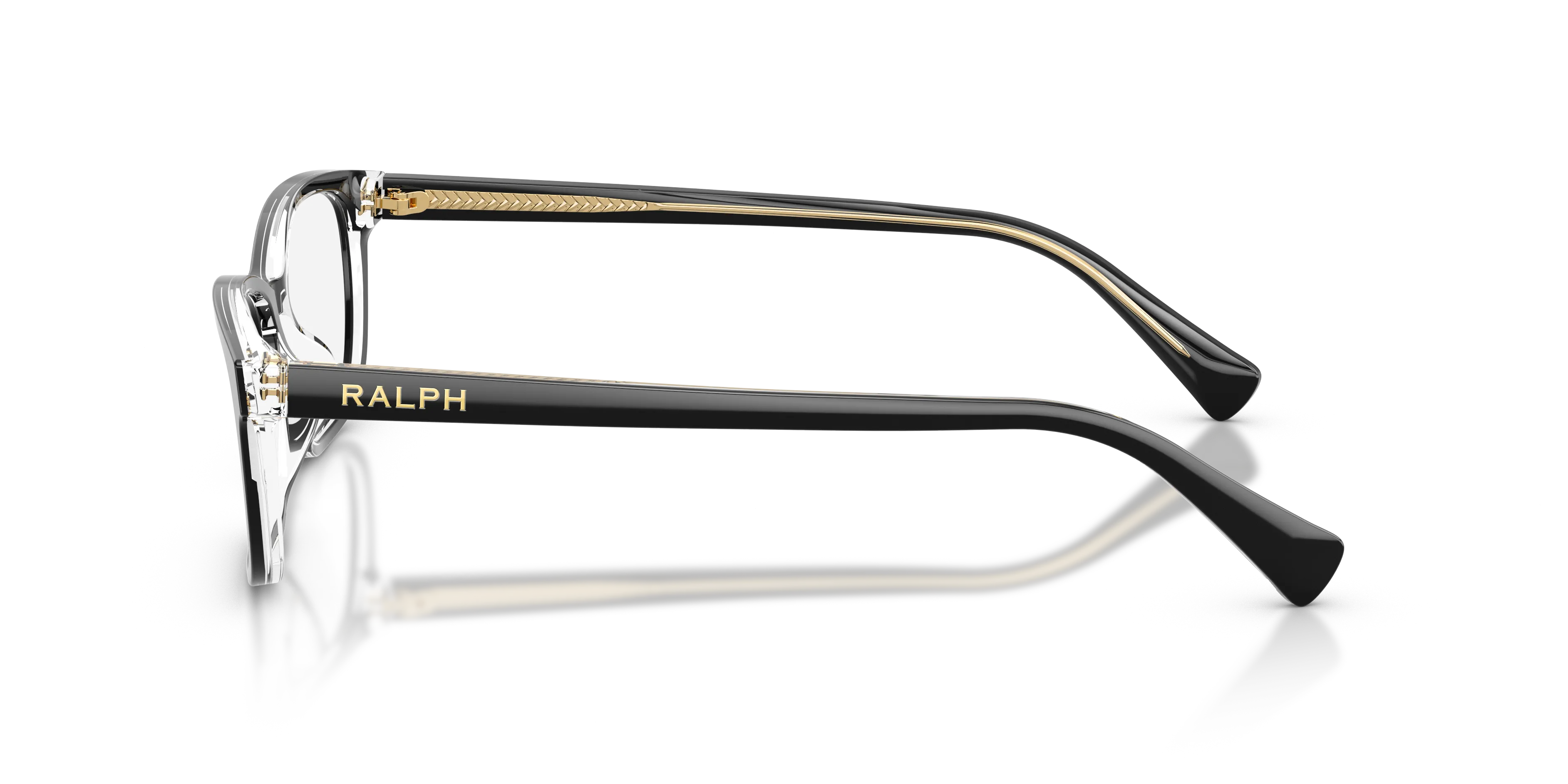 Ralph Lauren RA7194U 6297 Montature da vista Acetato Nero Trasparente Squadrata Normale - immagine 4