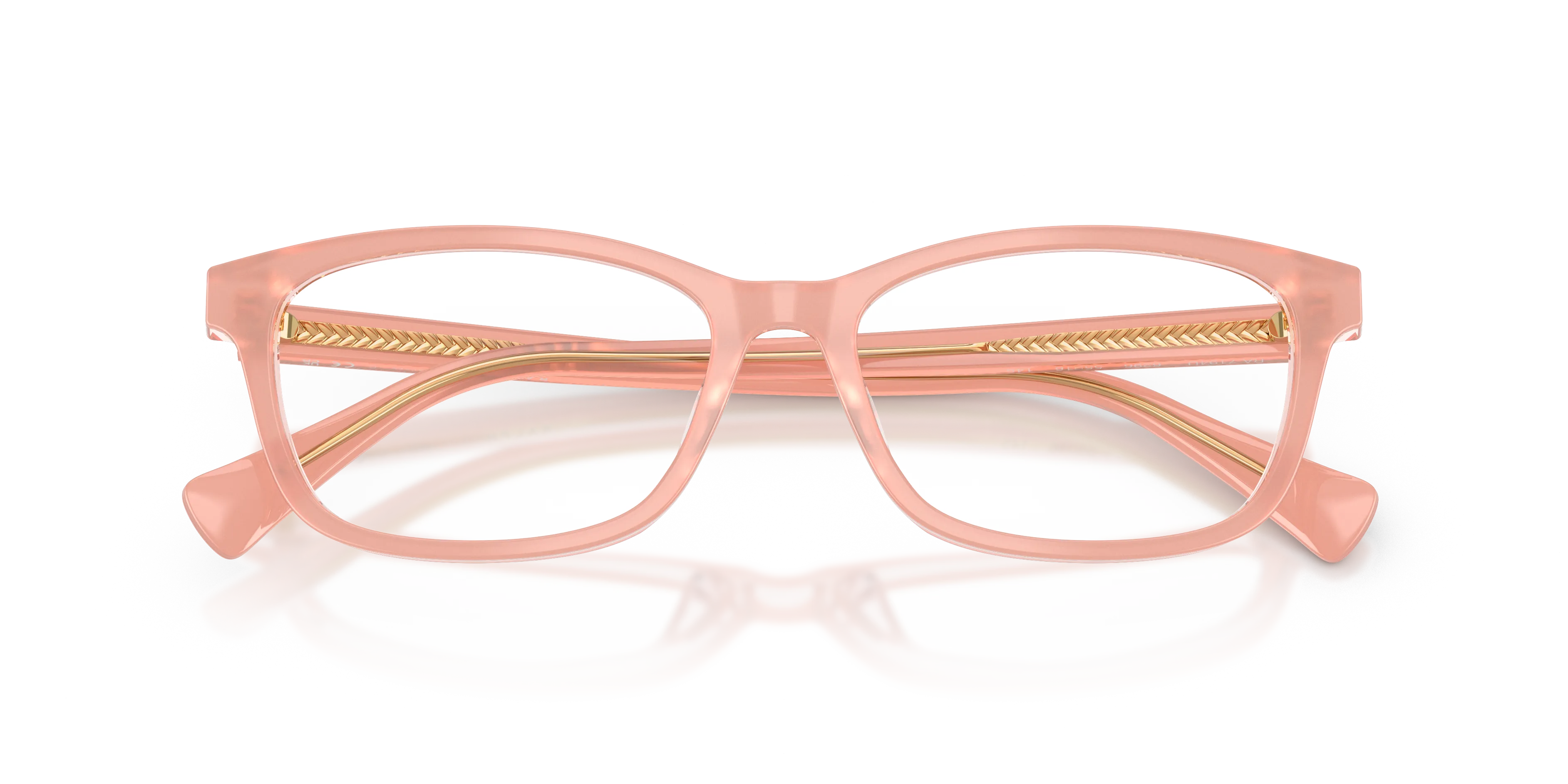 Ralph Lauren RA7194U 6296 Montature da vista Acetato Rosa Trasparente Squadrata Normale - immagine 2