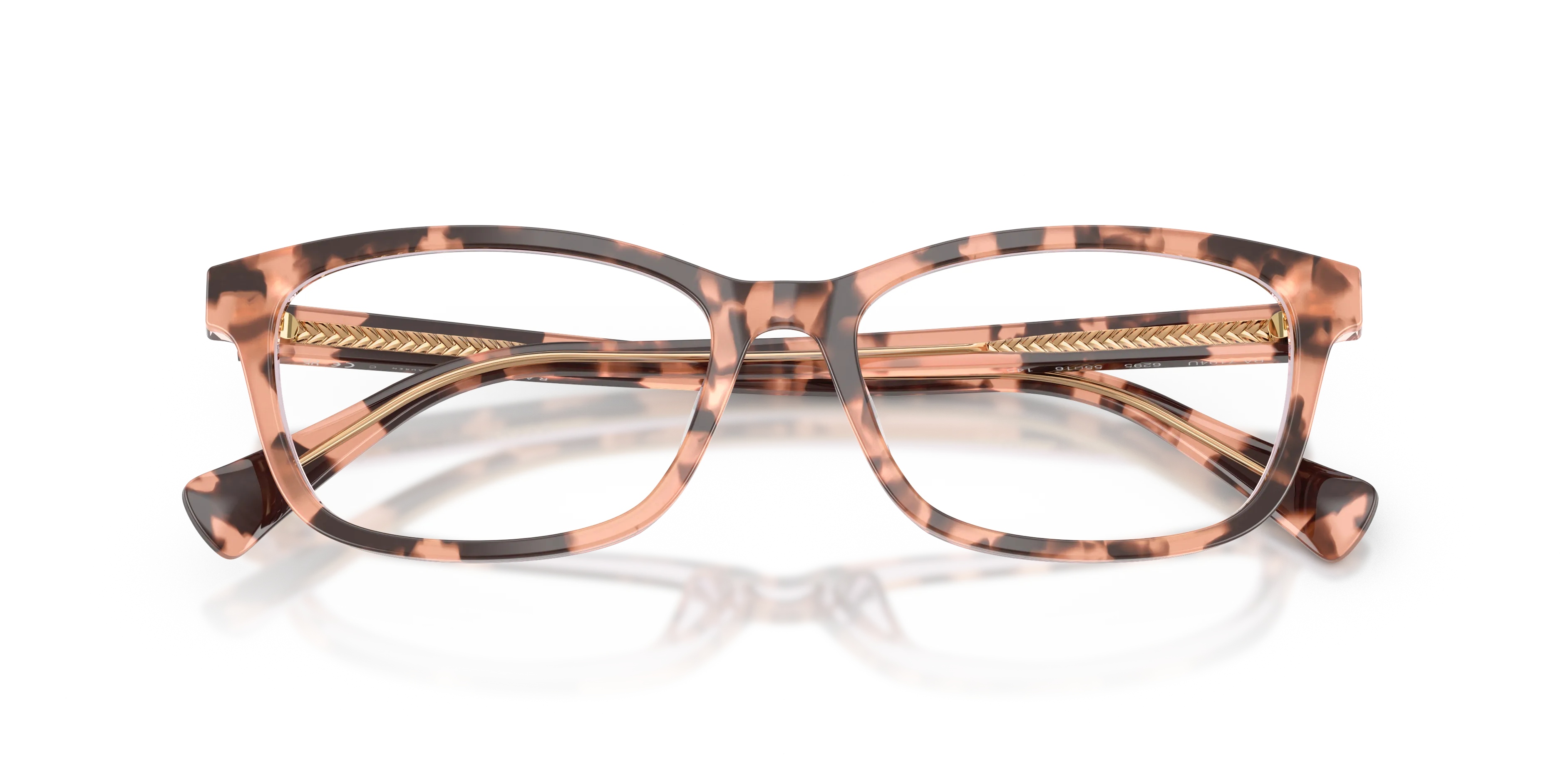 Ralph Lauren RA7194U 6295 Montature da vista Acetato Tartaruga Trasparente Squadrata Normale - immagine 2