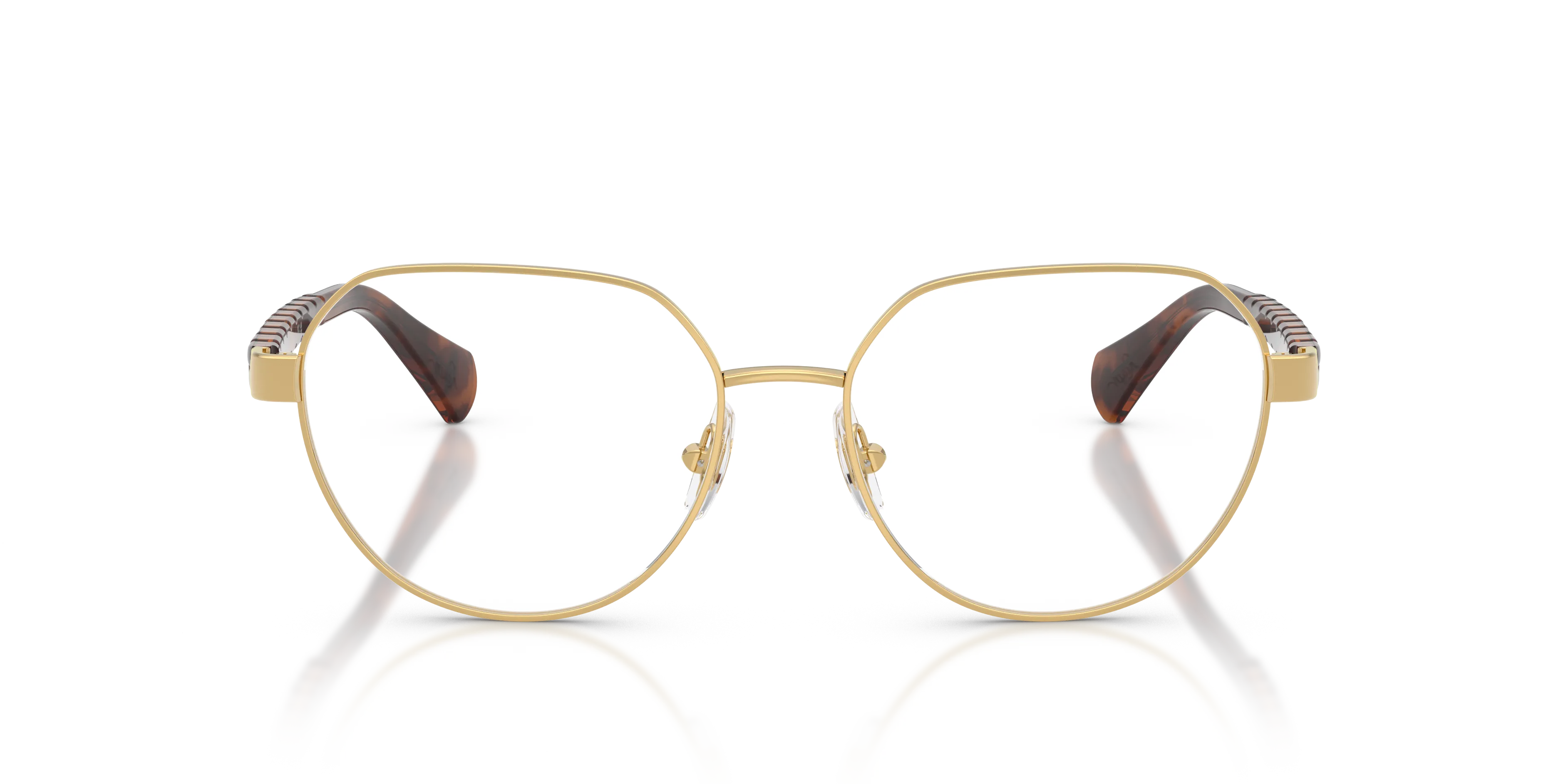 Ralph Lauren RA6065 9490 Montature da vista Metallo Oro Trasparente Geometrica Normale - immagine 3