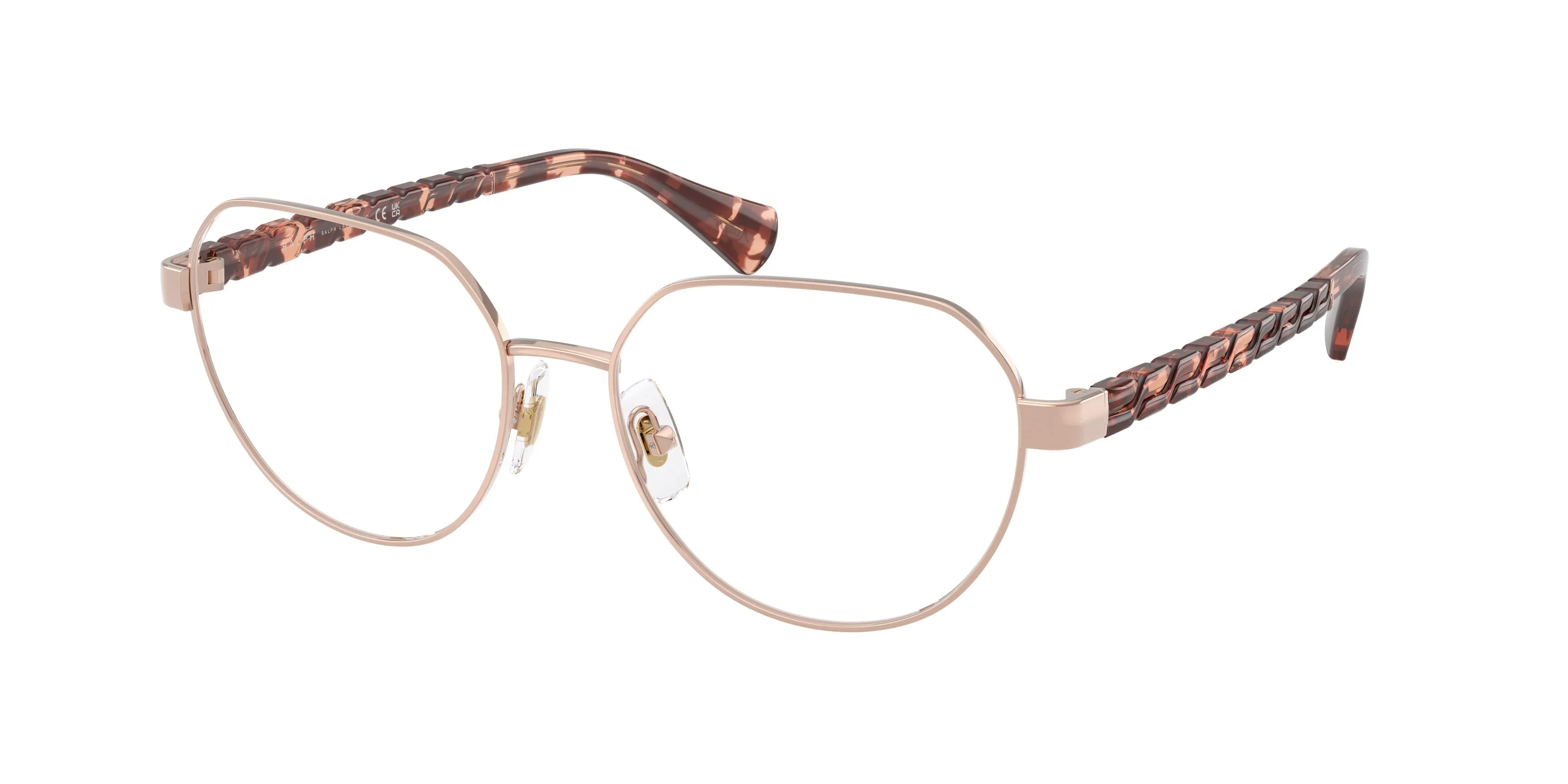 Ralph Lauren RA6065 9427 Montature da vista Metallo Oro Trasparente Geometrica Normale - immagine 1