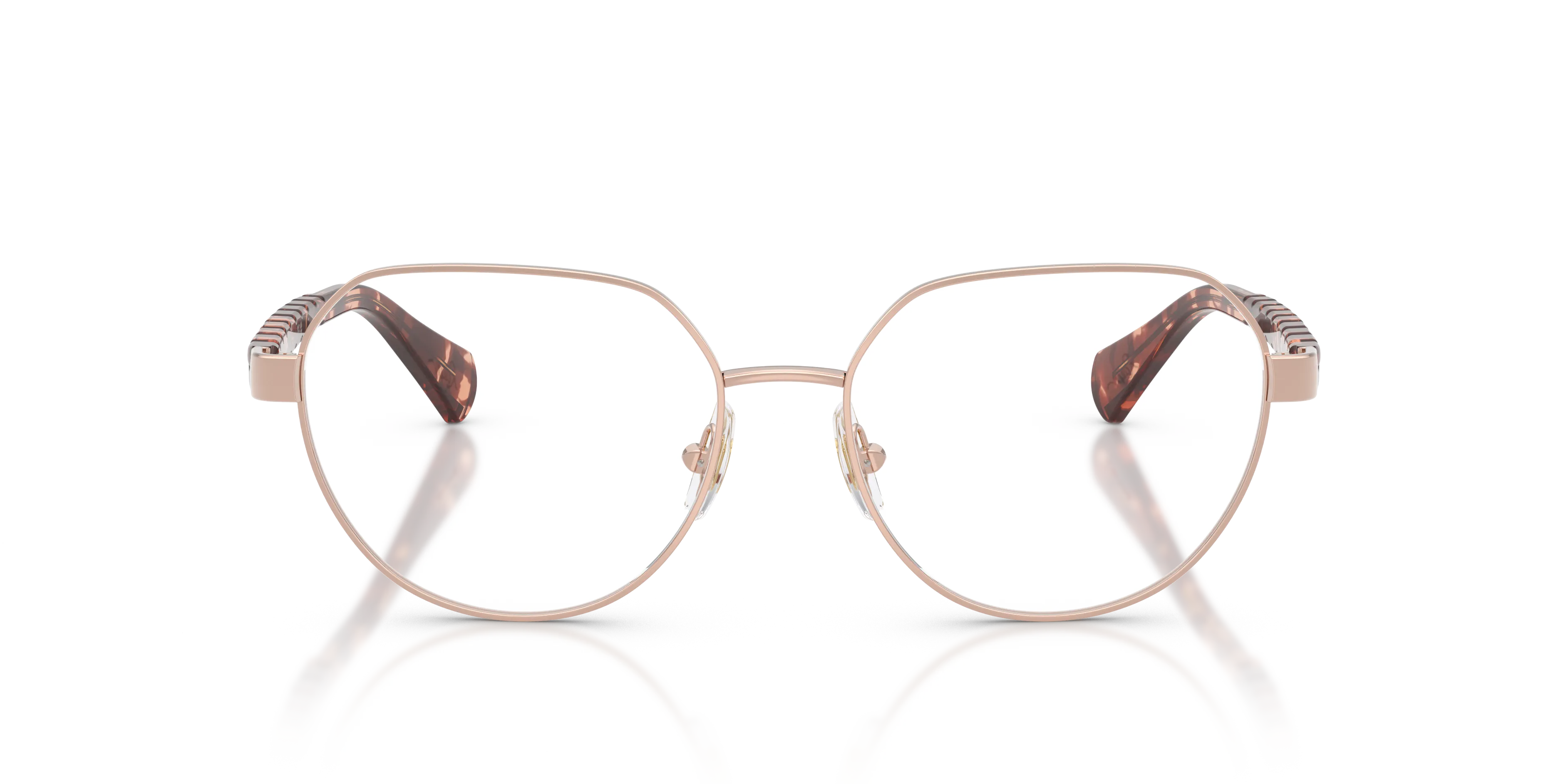 Ralph Lauren RA6065 9427 Montature da vista Metallo Oro Trasparente Geometrica Normale - immagine 3