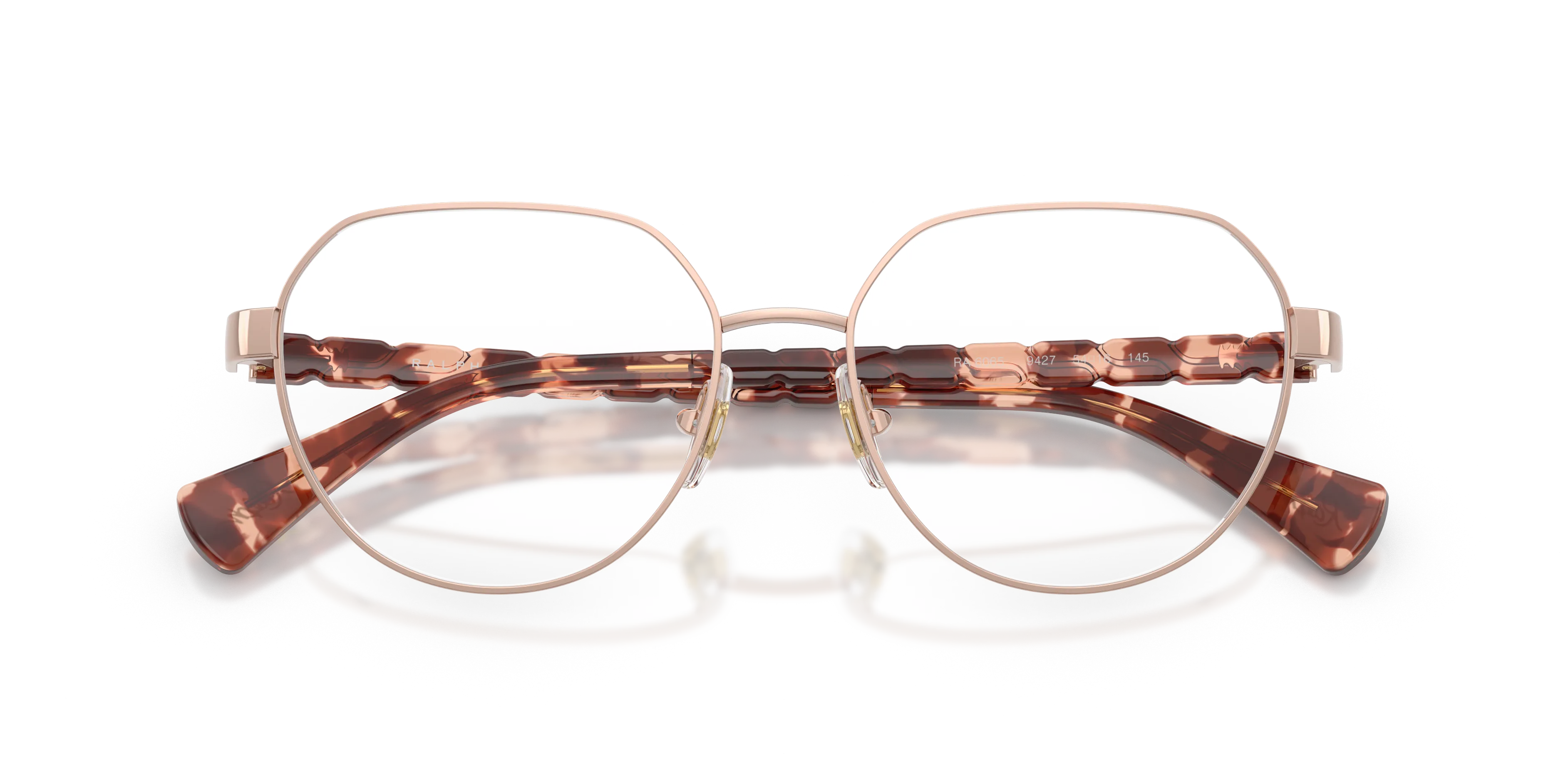 Ralph Lauren RA6065 9427 Montature da vista Metallo Oro Trasparente Geometrica Normale - immagine 2