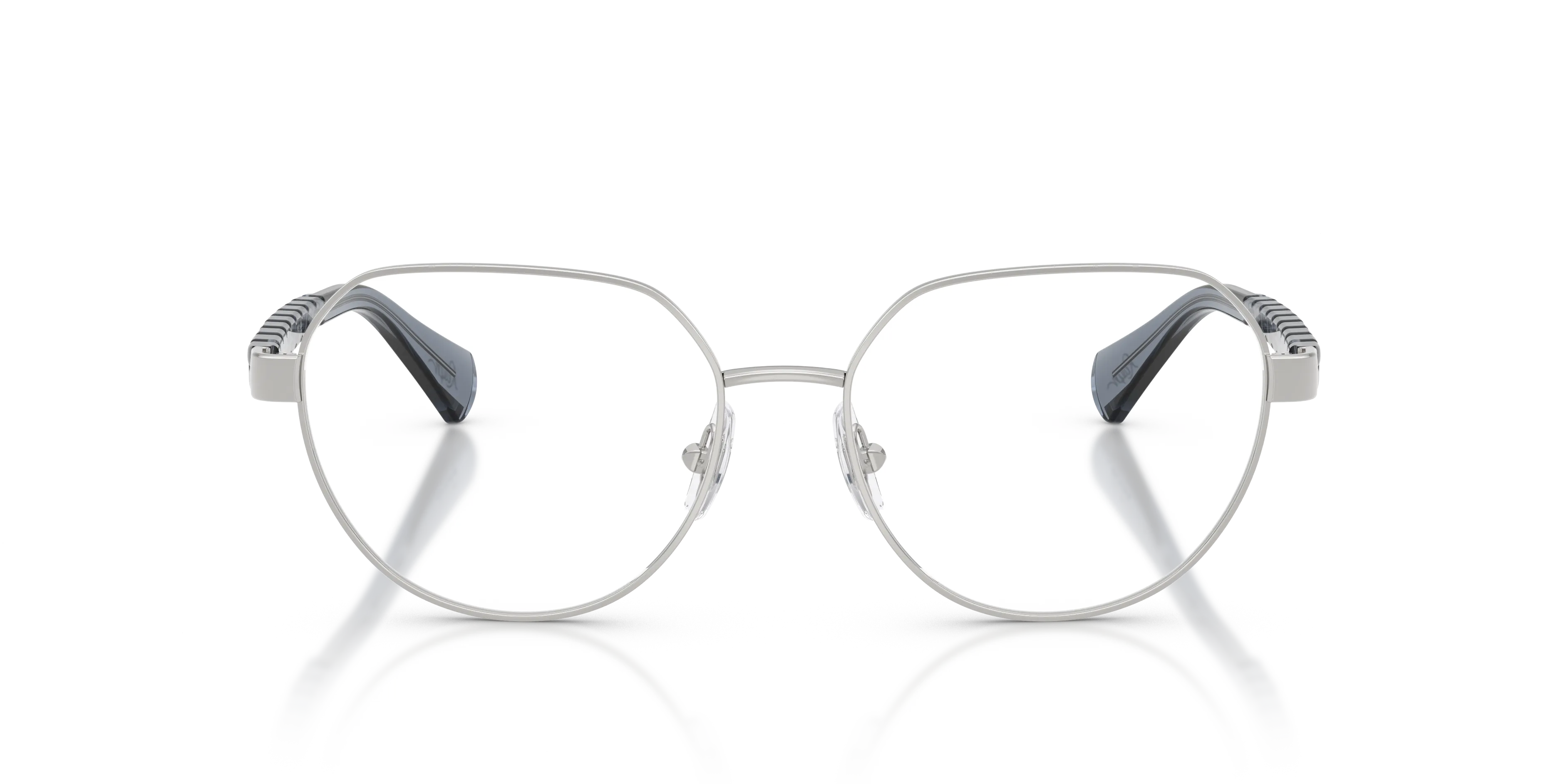 Ralph Lauren RA6065 9001 Montature da vista Metallo Argento Trasparente Geometrica Normale - immagine 3