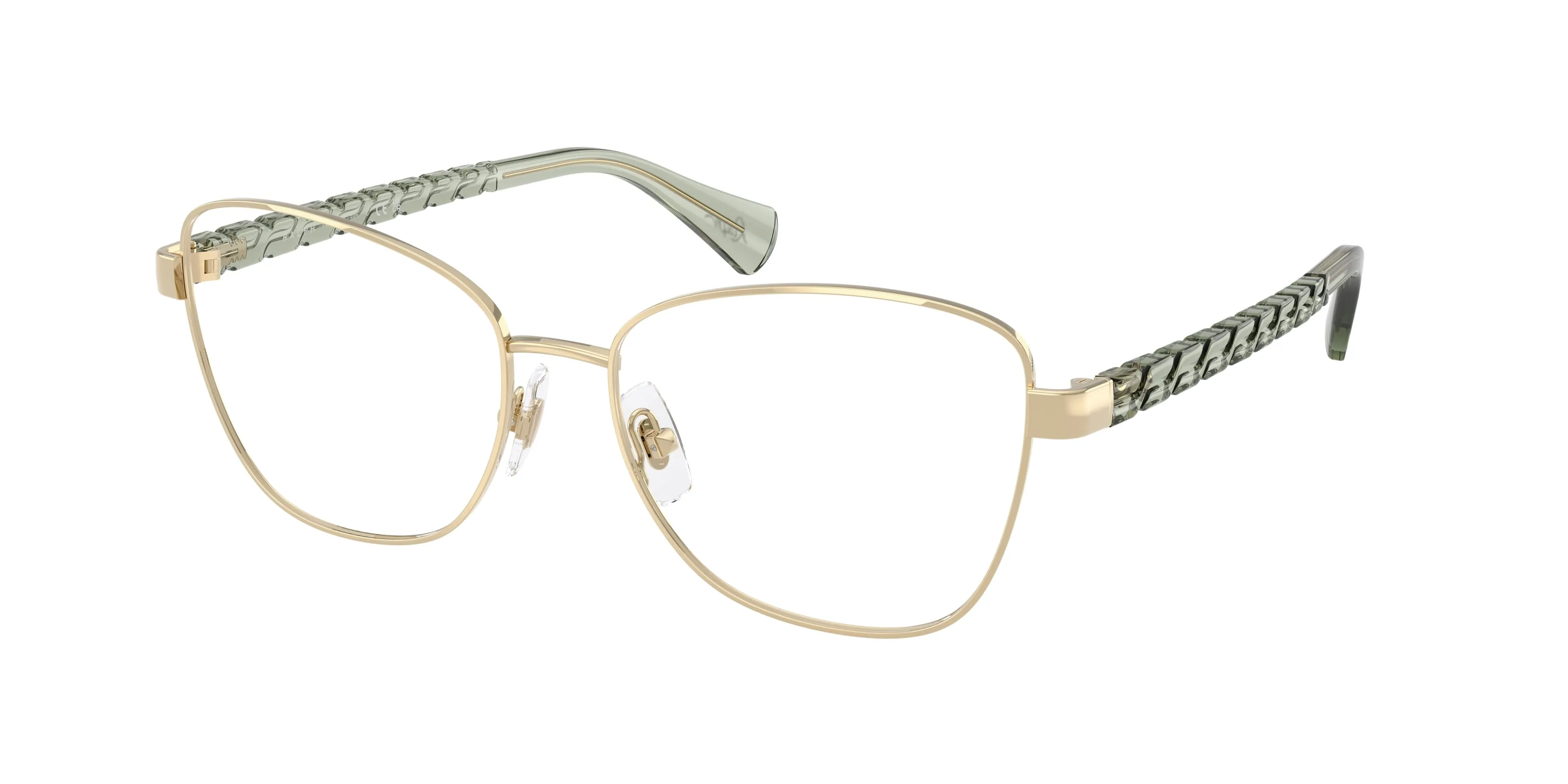 Ralph Lauren RA6064 9494 Montature da vista Metallo Oro Trasparente Geometrica Normale - immagine 1