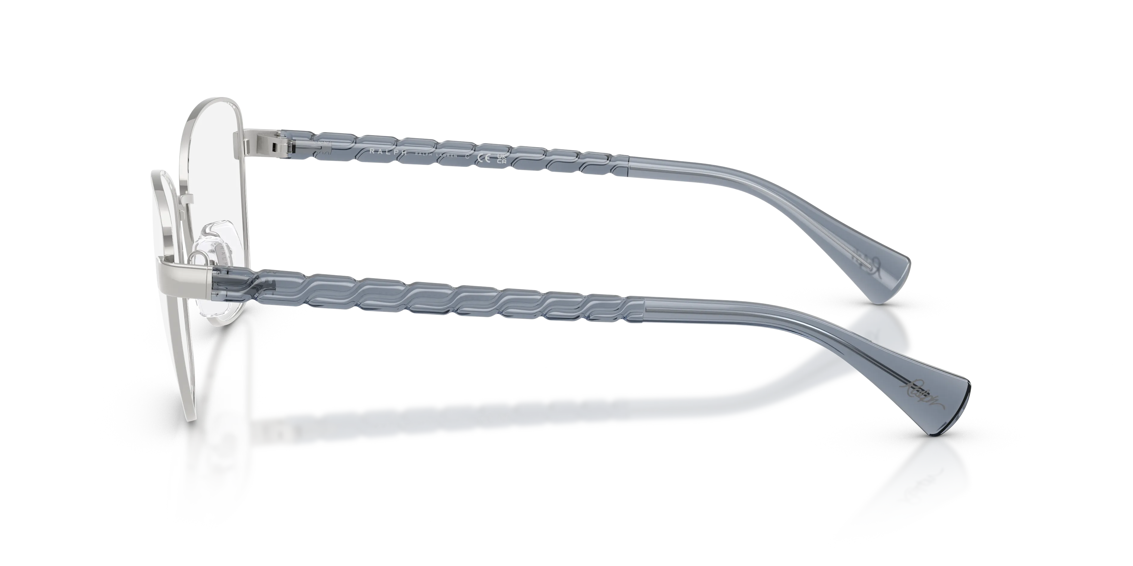 Ralph Lauren RA6064 9001 Montature da vista Metallo Argento Trasparente Geometrica Normale - immagine 4