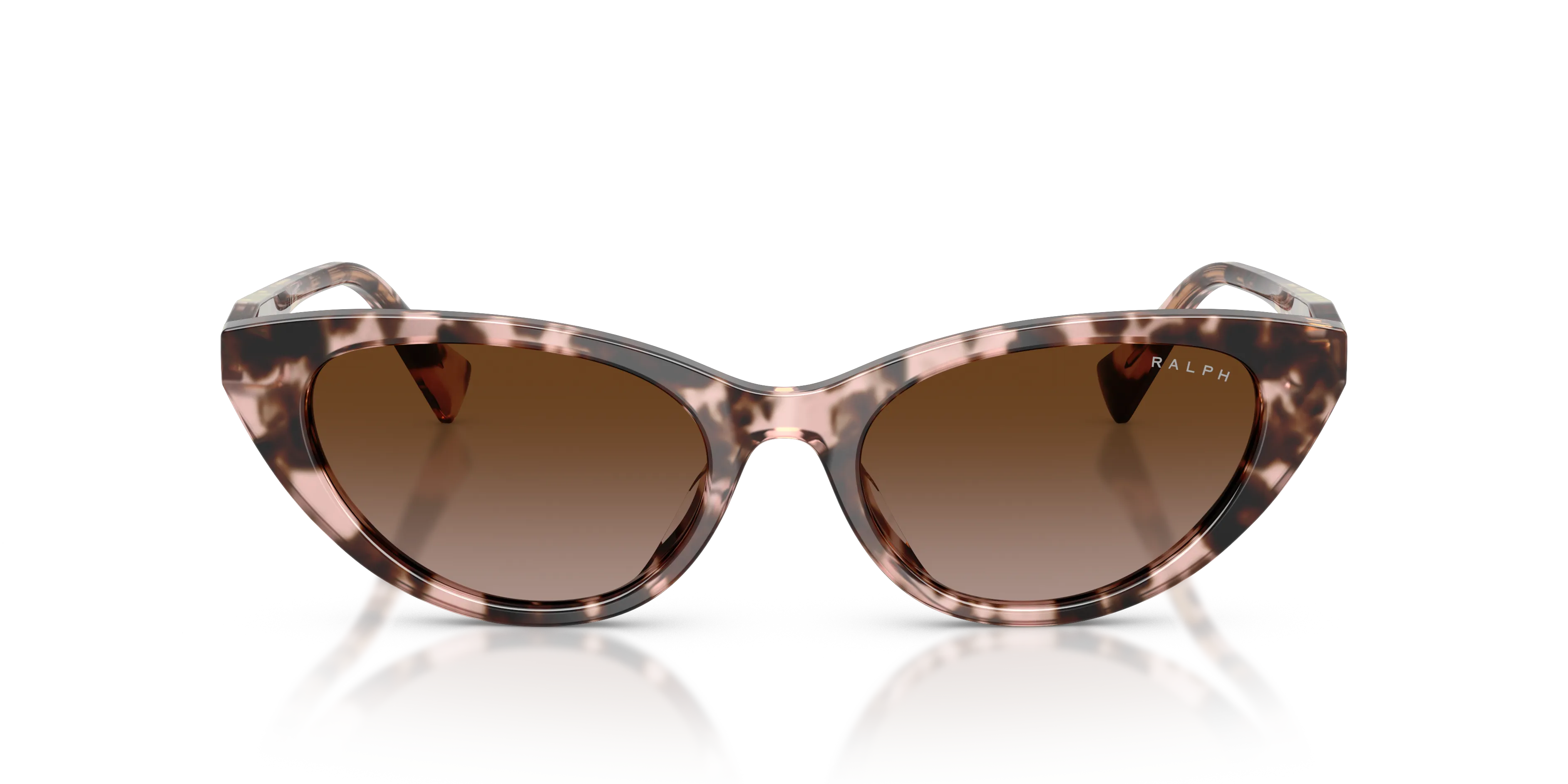 Ralph Lauren RA5352U 605813 Occhiali da sole Acetato Rosa Marrone Cat Eye Normale Sfumato - immagine 3