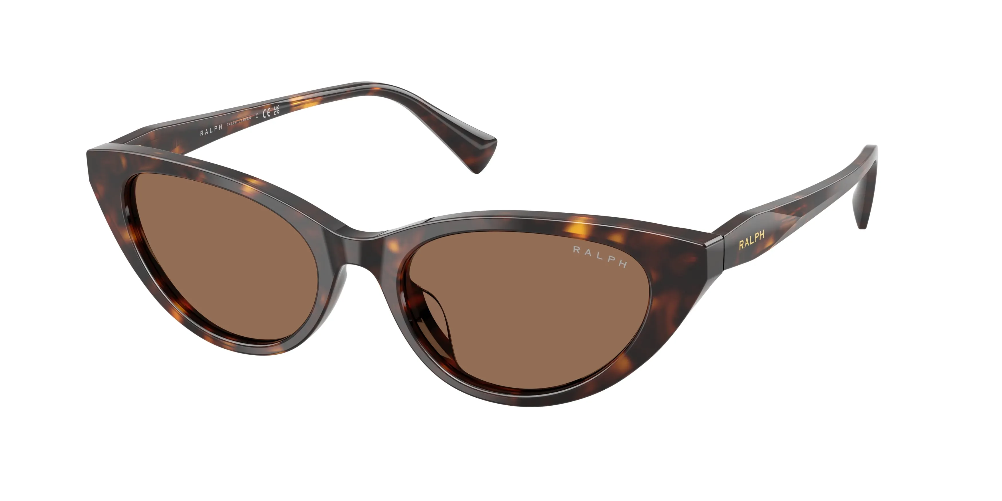 Ralph Lauren RA5352U 500373 Occhiali da sole Acetato Tartaruga Marrone Cat Eye Normale - immagine 1