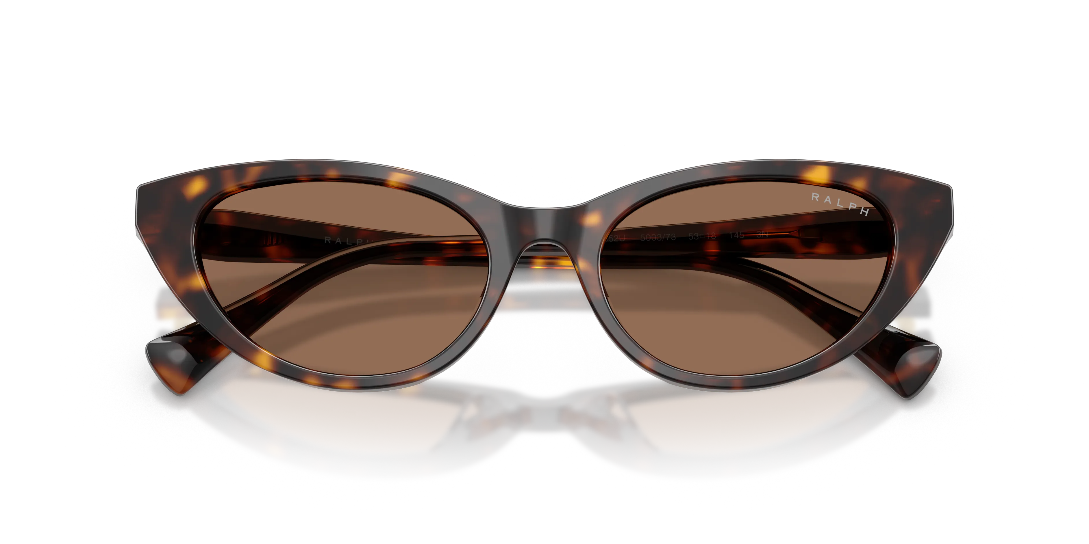 Ralph Lauren RA5352U 500373 Occhiali da sole Acetato Tartaruga Marrone Cat Eye Normale - immagine 2