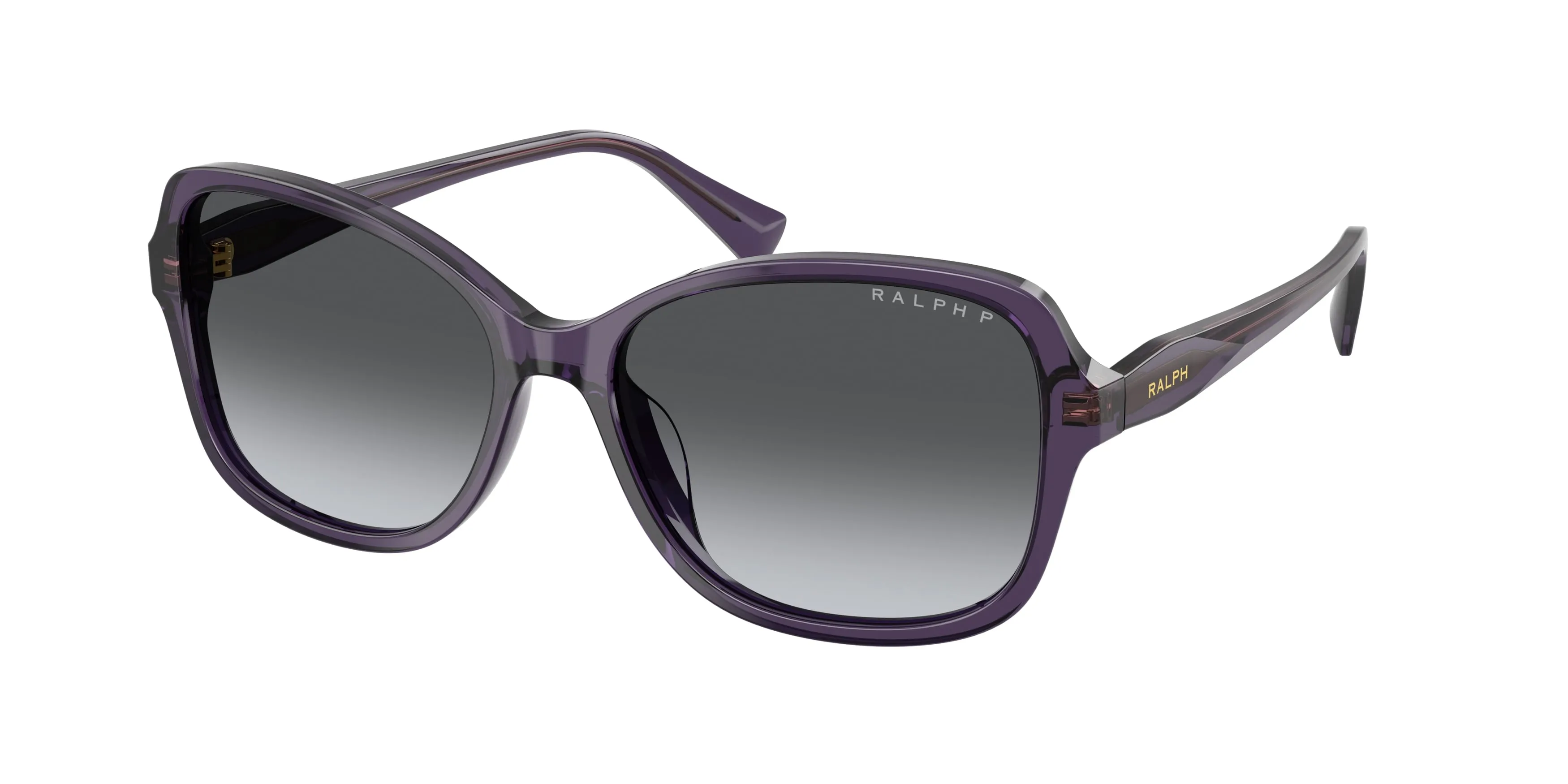 Ralph Lauren RA5351U 6345T3 Occhiali da sole Acetato Blu Grigio Squadrata Polarizzata Sfumato - immagine 1