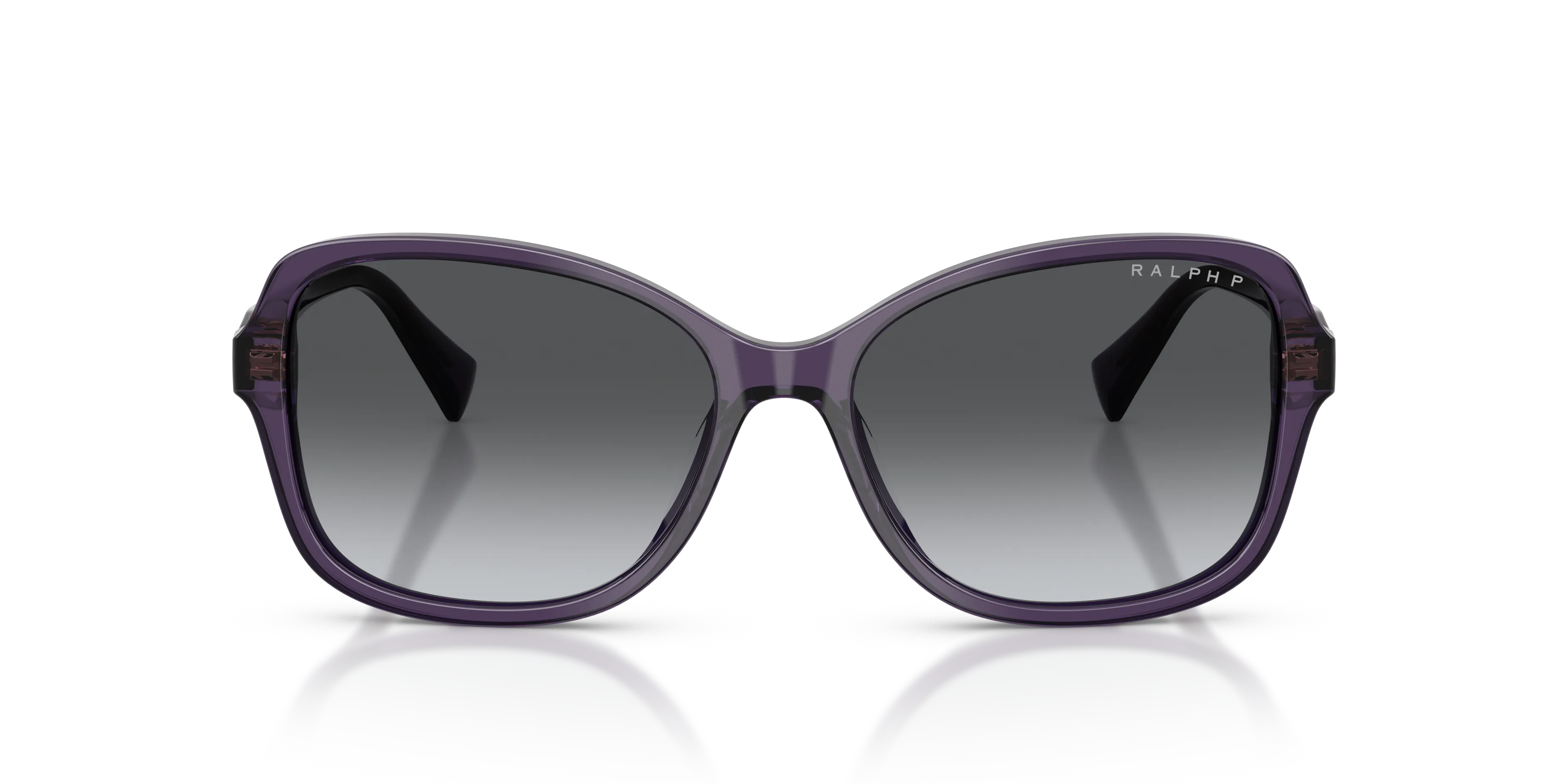 Ralph Lauren RA5351U 6345T3 Occhiali da sole Acetato Blu Grigio Squadrata Polarizzata Sfumato - immagine 3