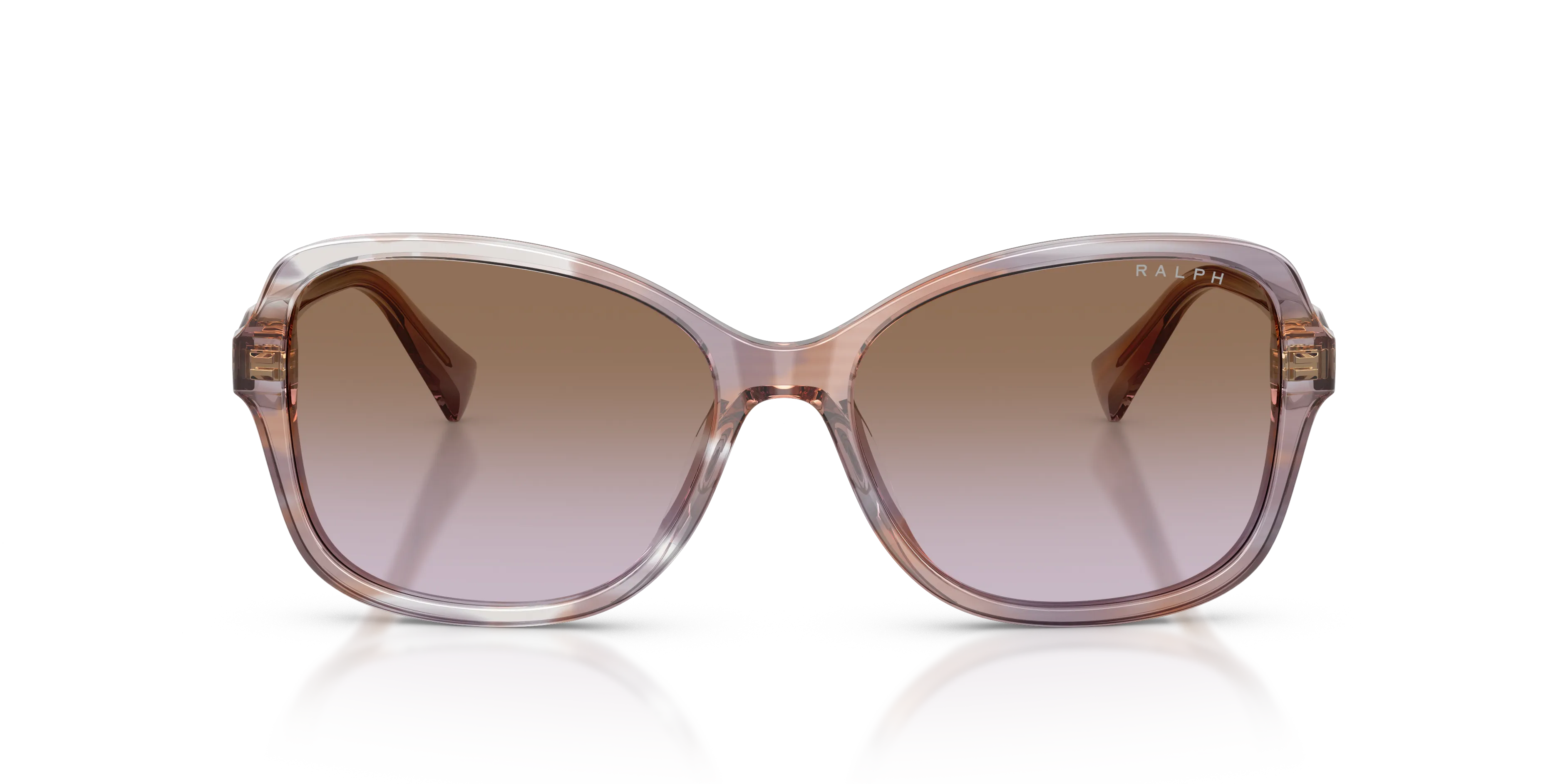 Ralph Lauren RA5351U 634068 Occhiali da sole Acetato Tartaruga Viola Squadrata Normale Sfumato - immagine 3