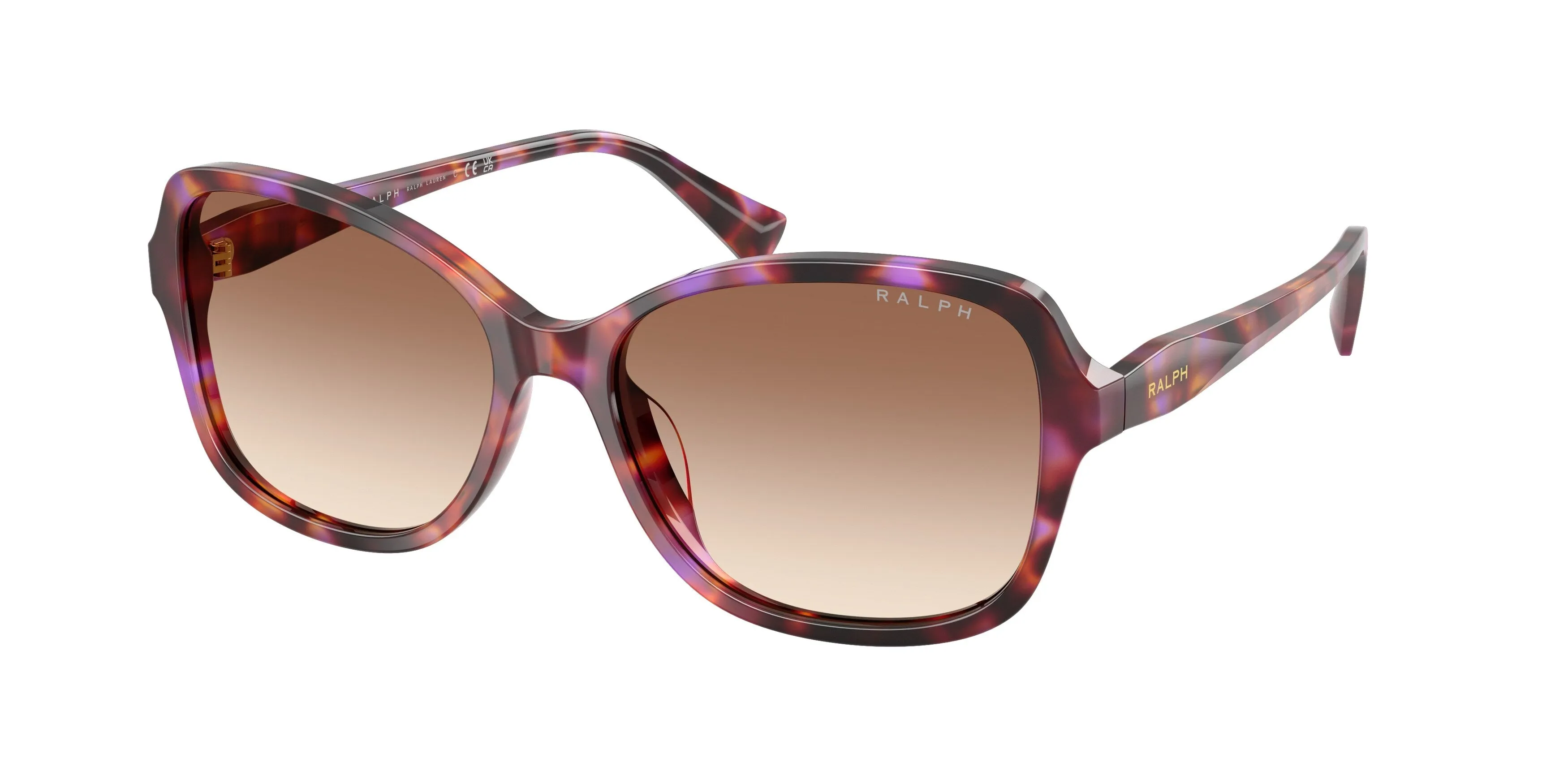 Ralph Lauren RA5351U 623913 Occhiali da sole Acetato Viola Marrone Squadrata Normale Sfumato - immagine 1