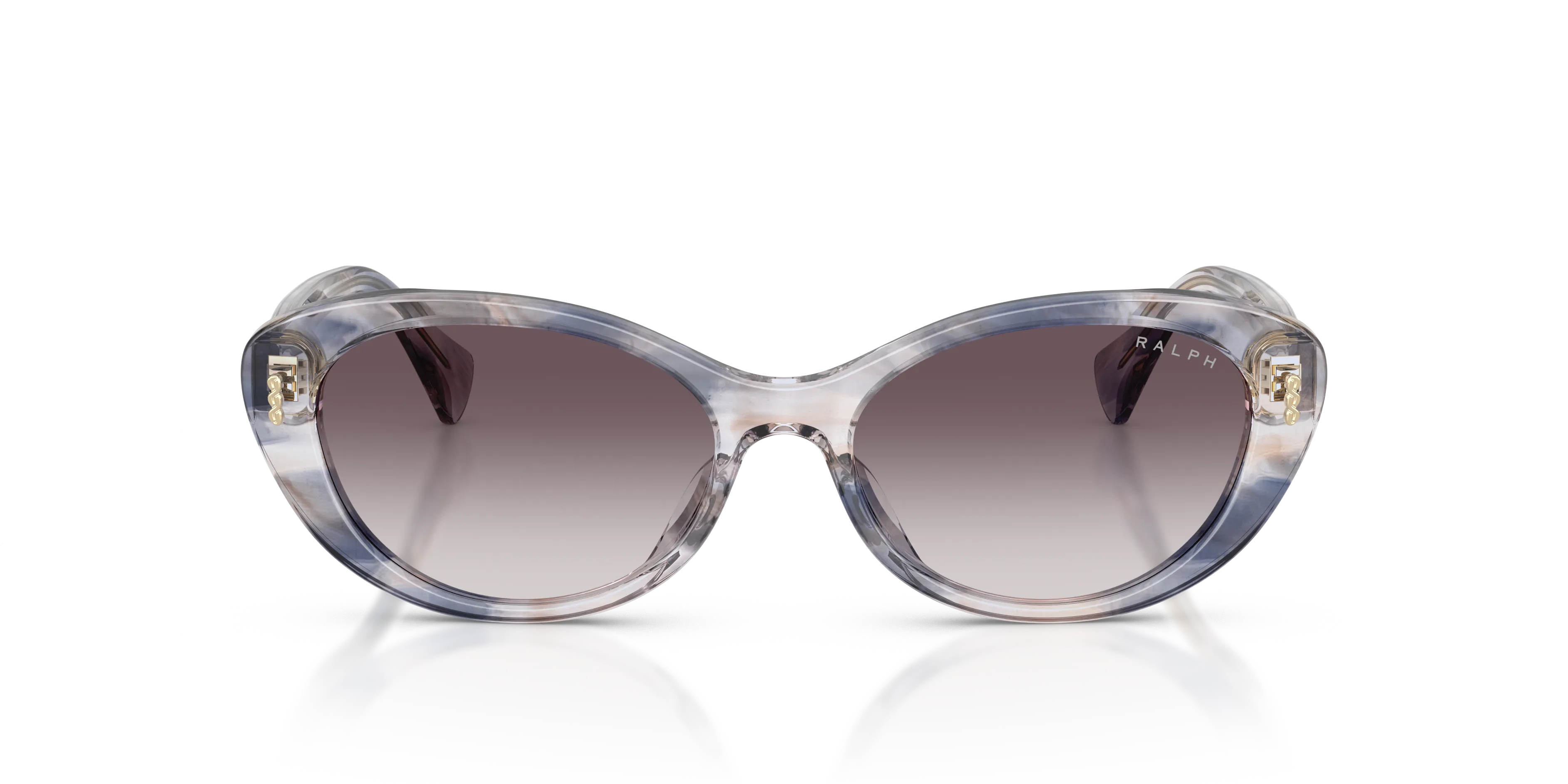 Ralph Lauren RA5350U 634311 Occhiali da sole Acetato Tartaruga Grigio Rotonda Normale Sfumato - immagine 3