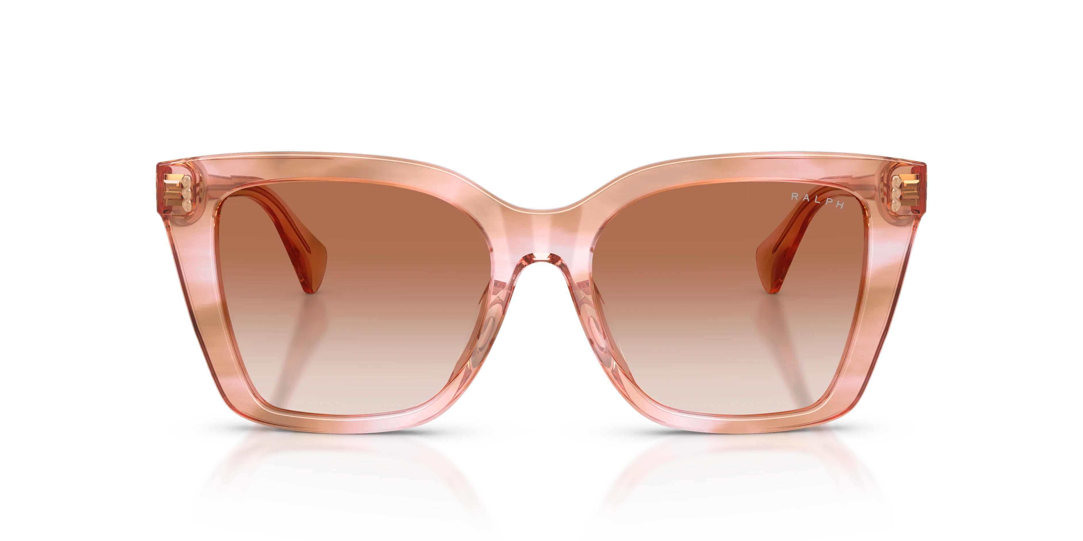 Ralph Lauren RA5349U 634113 Occhiali da sole Acetato Rosa Marrone Squadrata Normale Sfumato - immagine 3