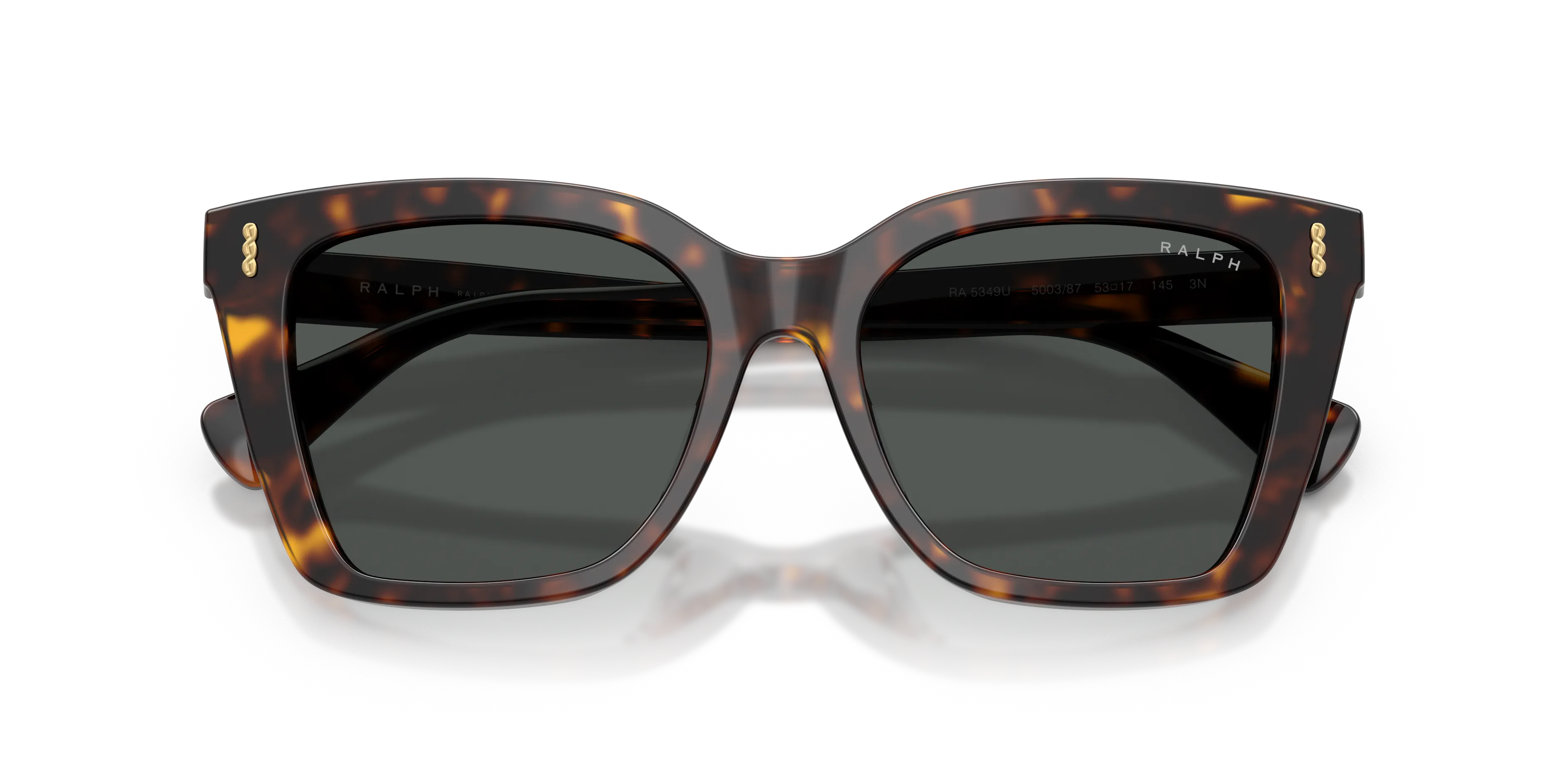 Ralph Lauren RA5349U 500387 Occhiali da sole Acetato Tartaruga Grigio Squadrata Normale - immagine 2