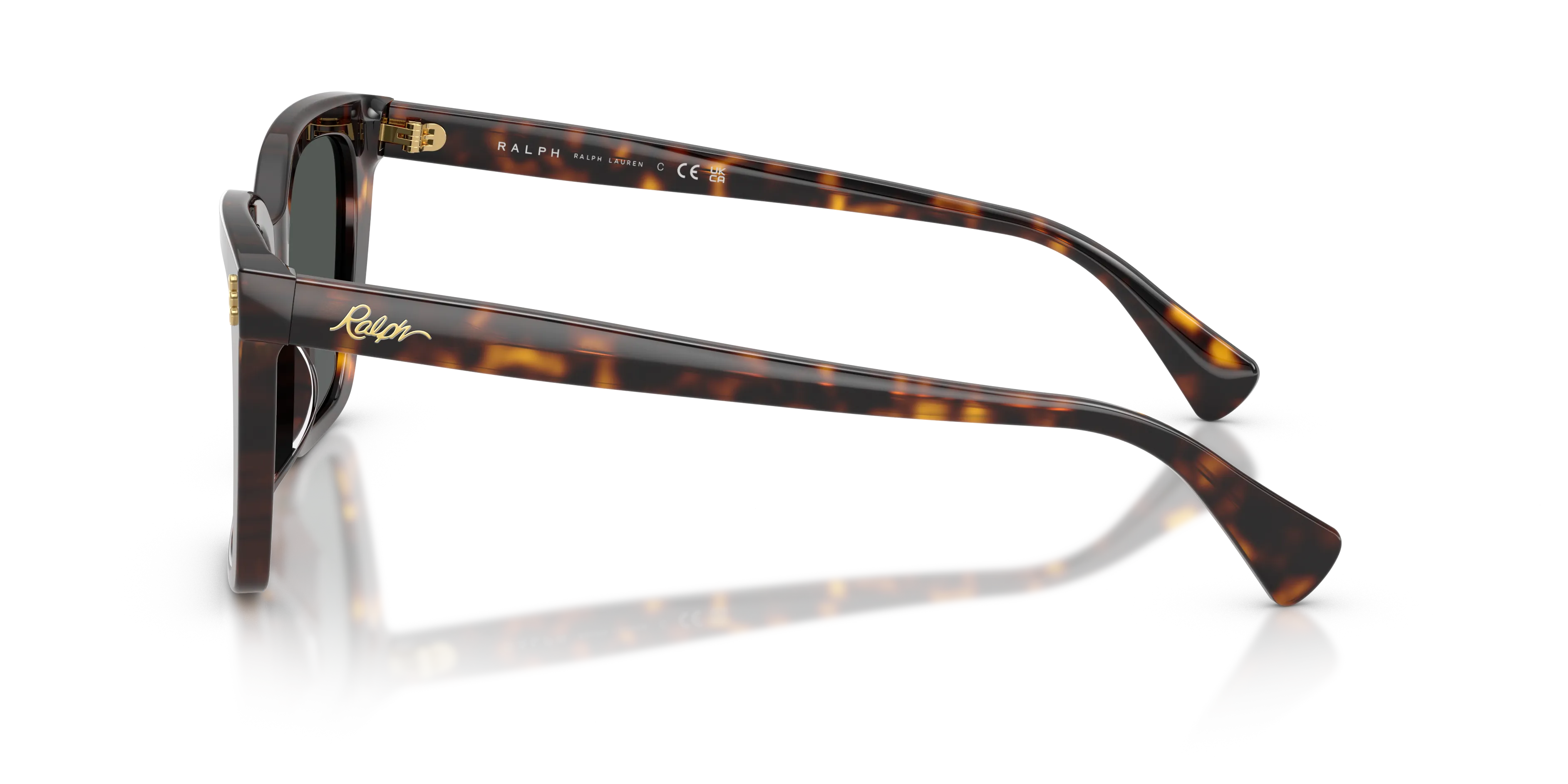 Ralph Lauren RA5349U 500387 Occhiali da sole Acetato Tartaruga Grigio Squadrata Normale - immagine 4