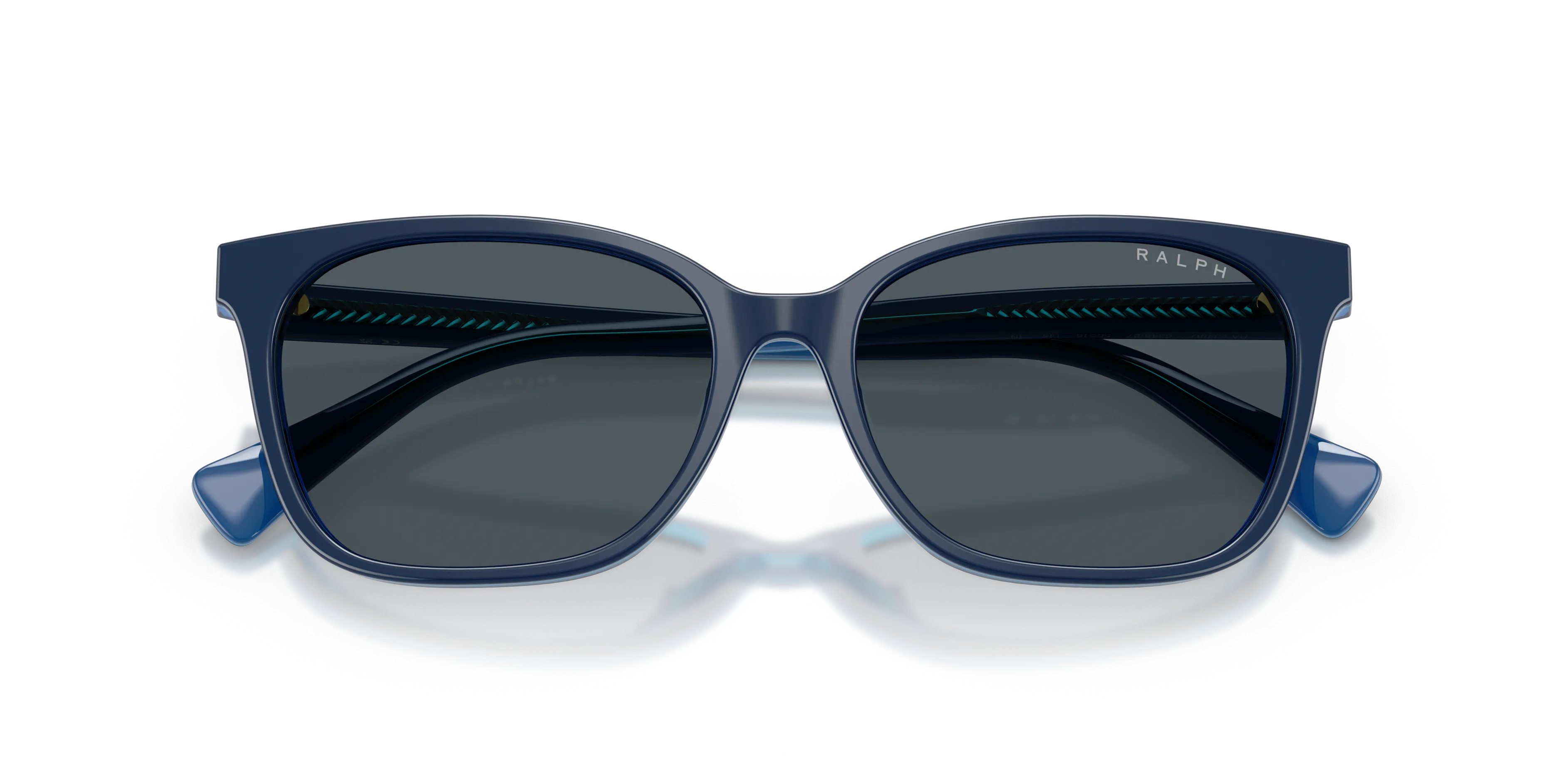 Ralph Lauren RA5348U 634887 Occhiali da sole Acetato Blu Blu Squadrata Normale - immagine 2
