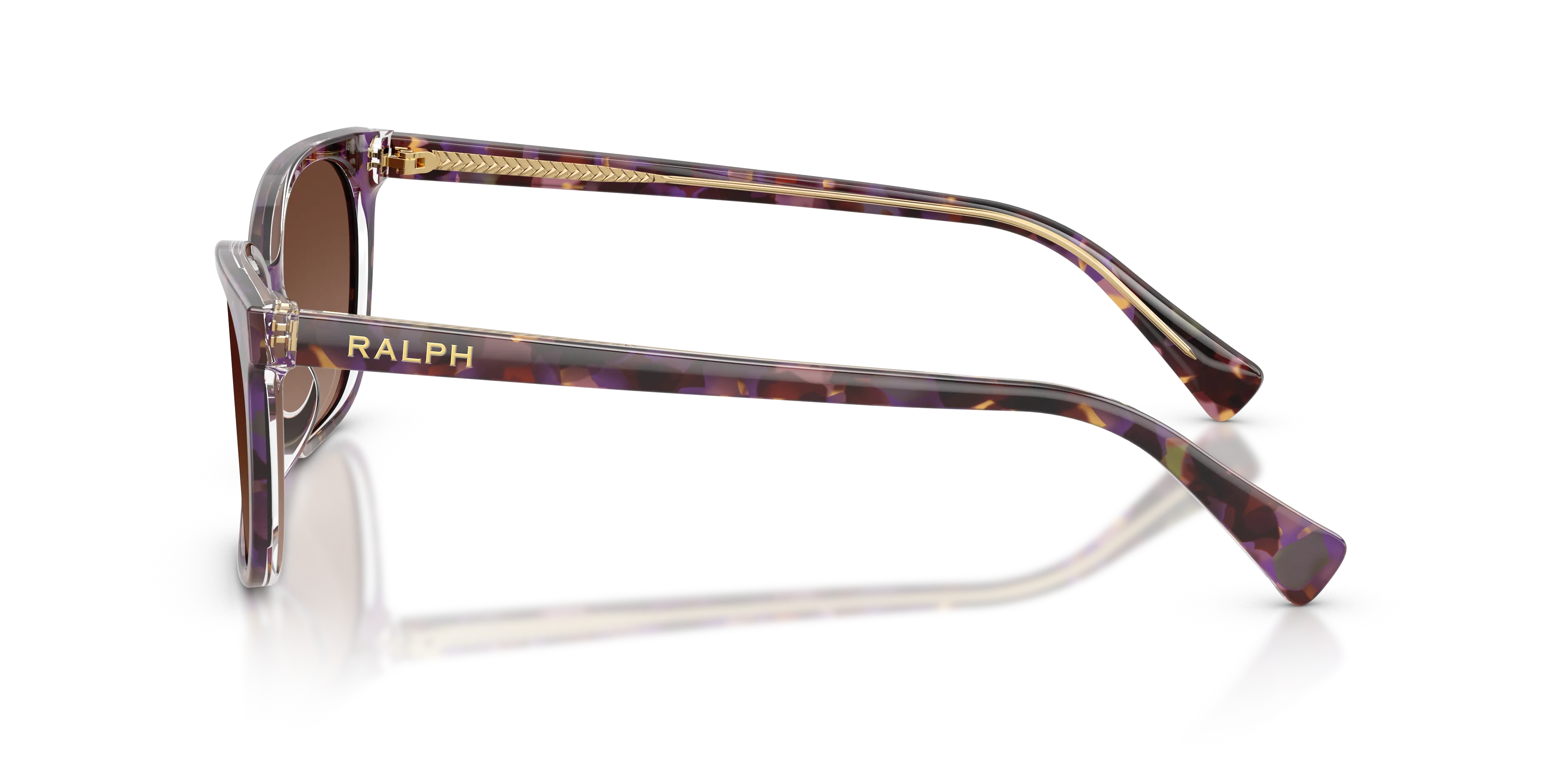 Ralph Lauren RA5348U 6303T5 Occhiali da sole Acetato Tartaruga Marrone Squadrata Polarizzata - immagine 4